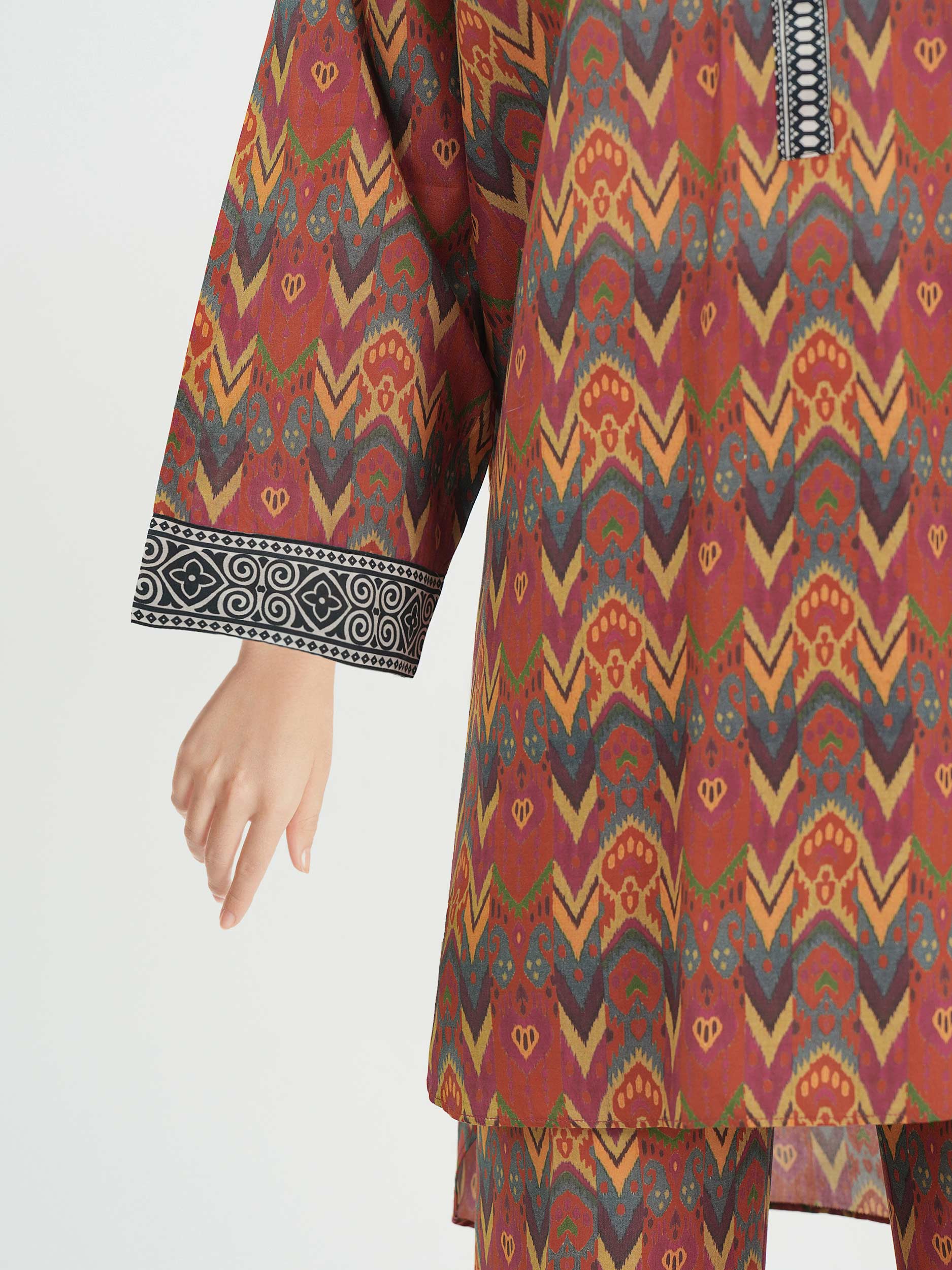 2 Piece Cambric Suit (Pret) - Image 4