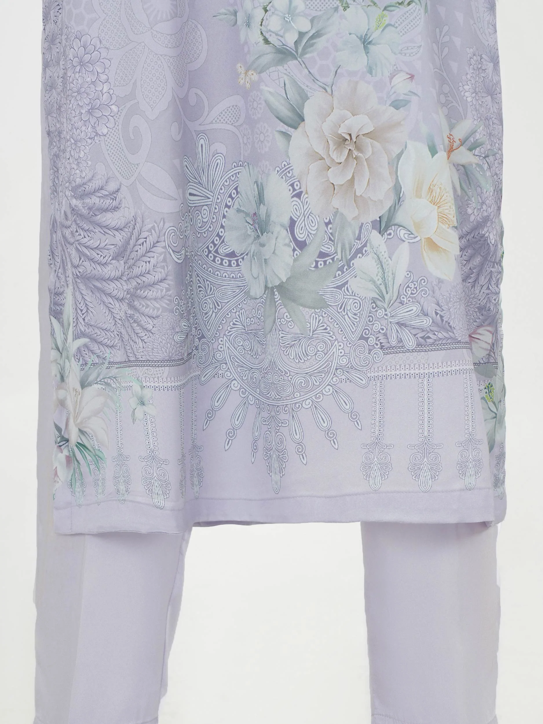 3 Piece Silk Suit- Embroidered (Pret) - Image 6