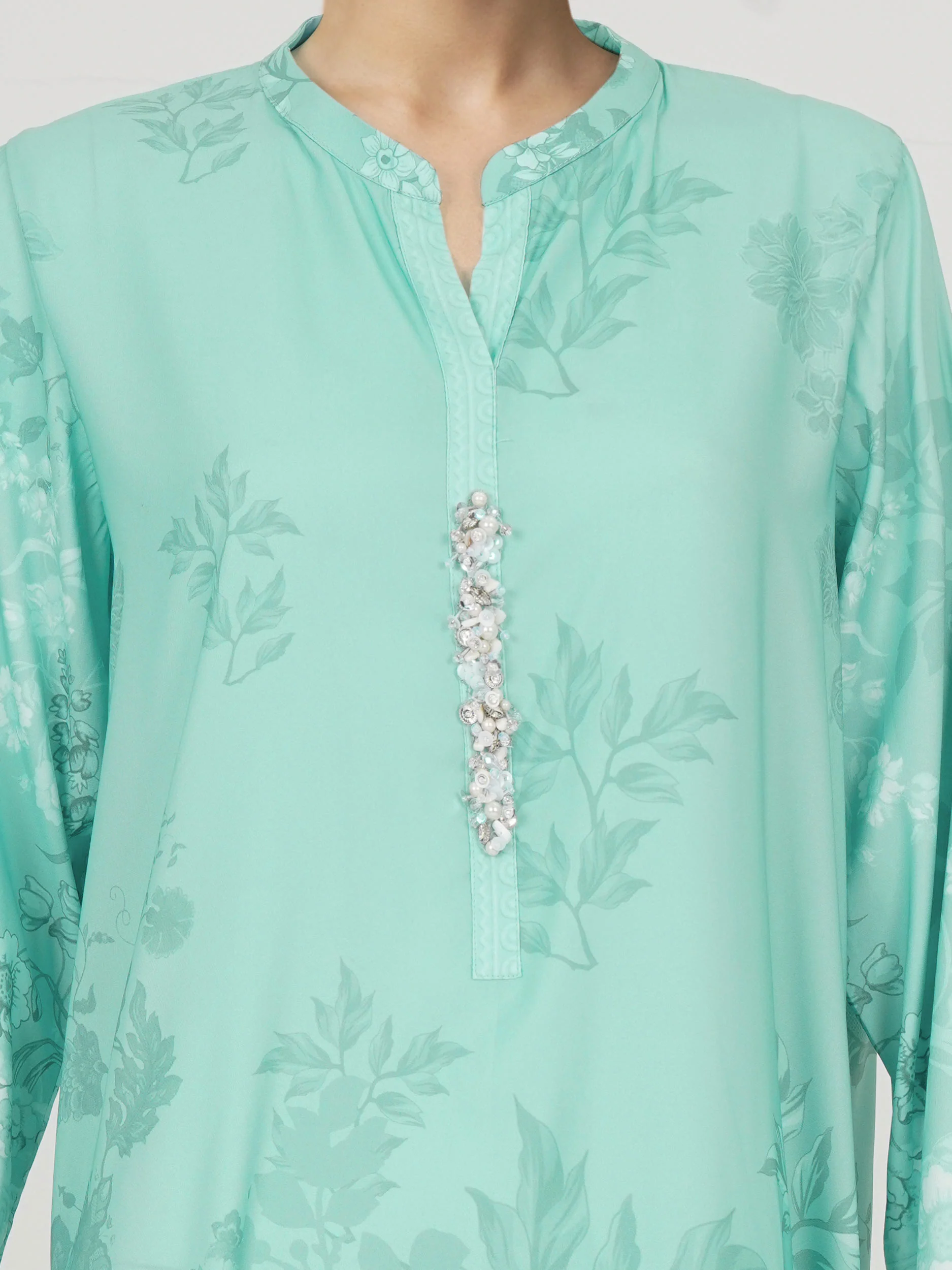 3 Piece Silk Suit (Pret) - Image 4