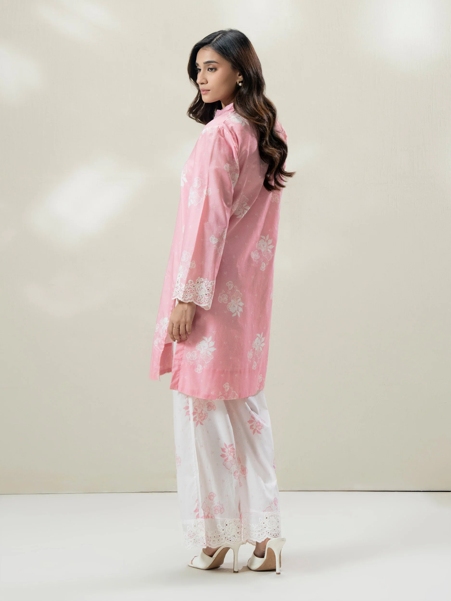 2-Piece Cambric Suit-Embroidered (Pret) - Image 3