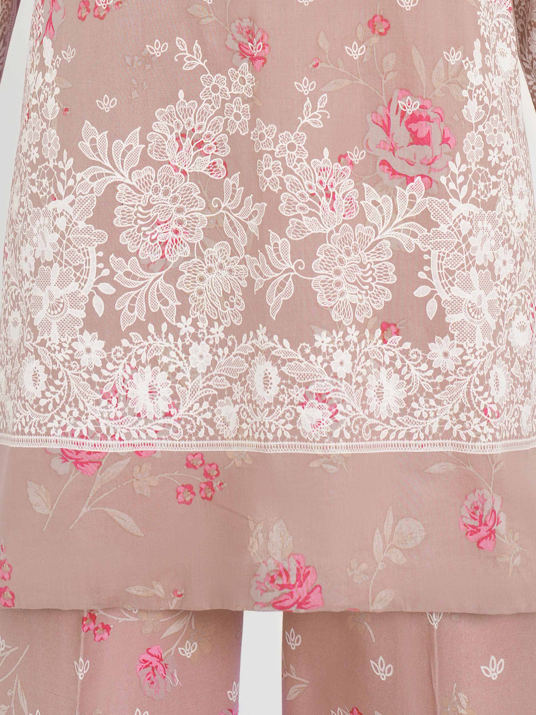 Cambric Co-ord set- Embroidered - Image 5