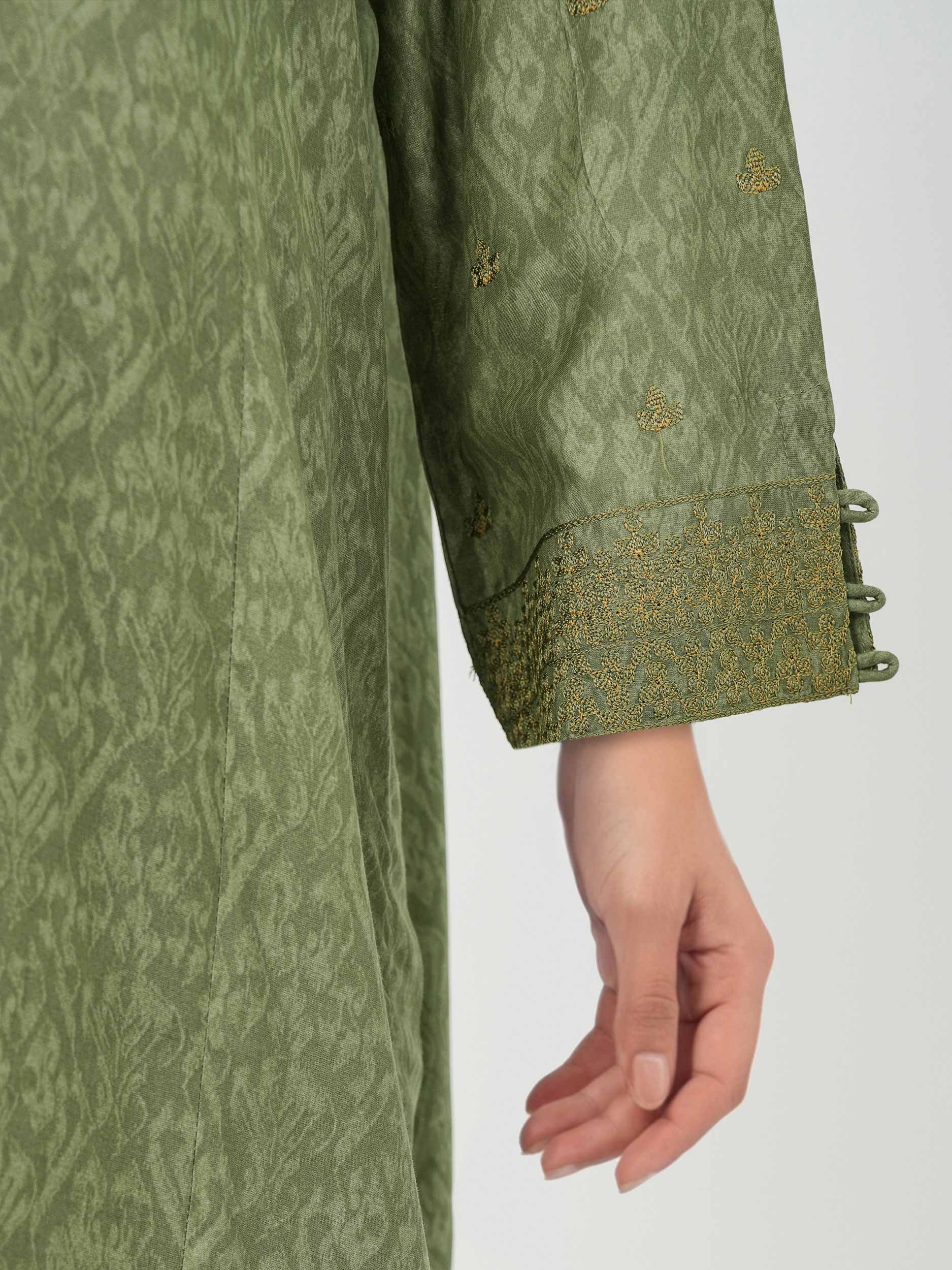 2 Piece Viscose Suit- Embroidered (Pret) - Image 5