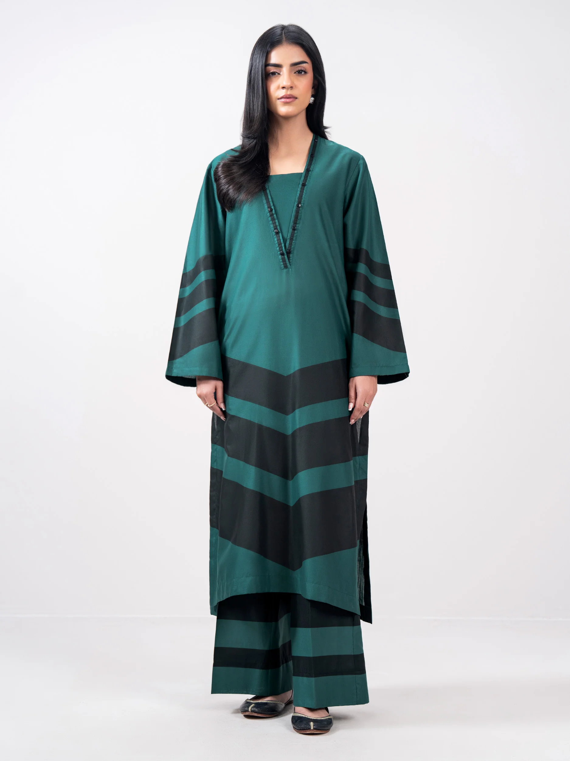 2 Piece Cambric Suit (Pret) - Image 4