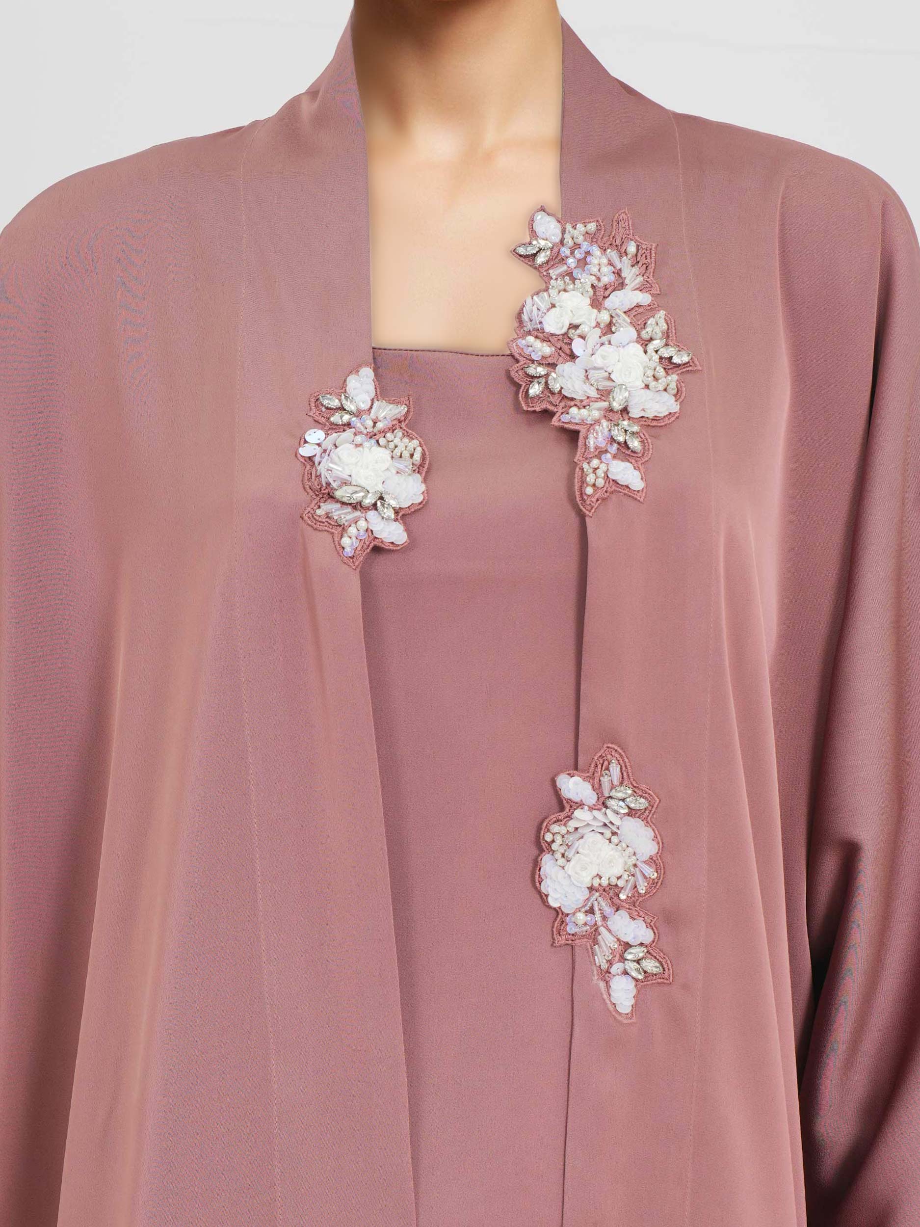 2 Piece Premium Silk Suit-Embroidered (Pret) - Image 3