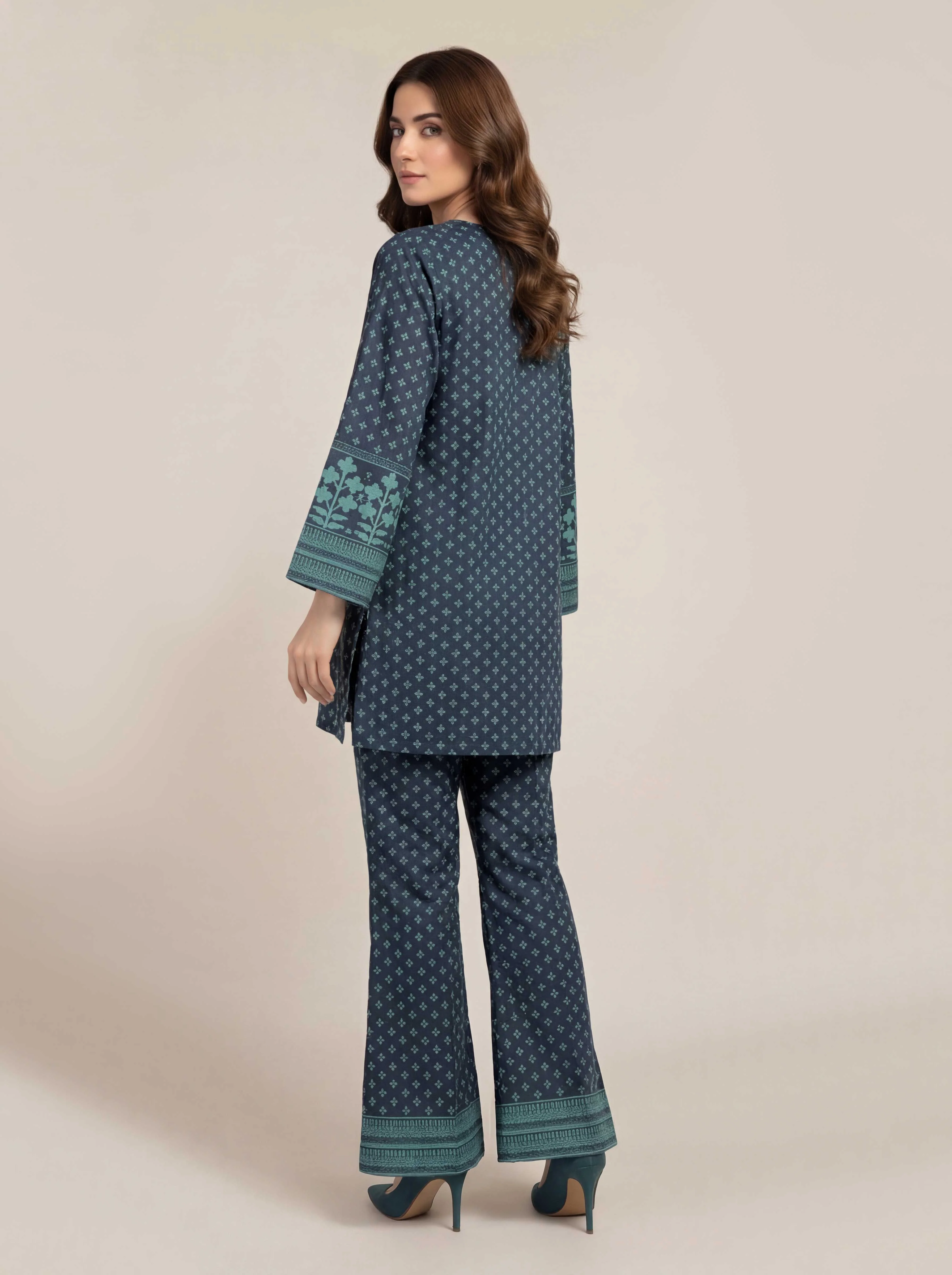 Cambric Co-ord Set- Embroidered - Image 2