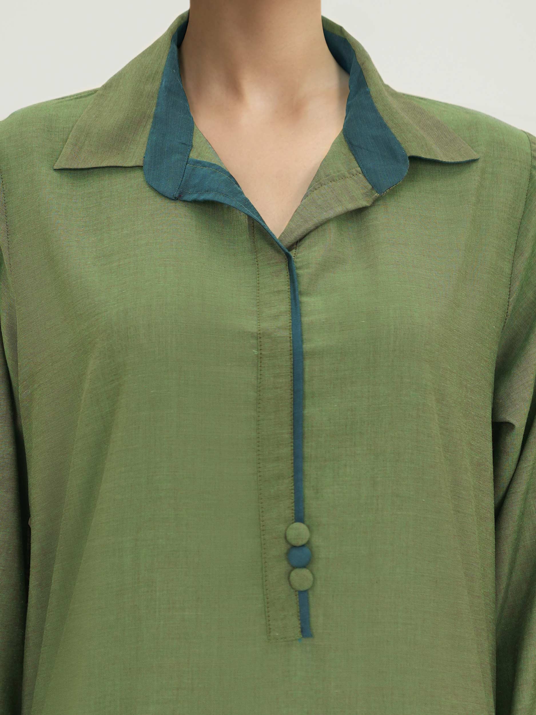 2 Piece Chambray Suit (Pret) - Image 4