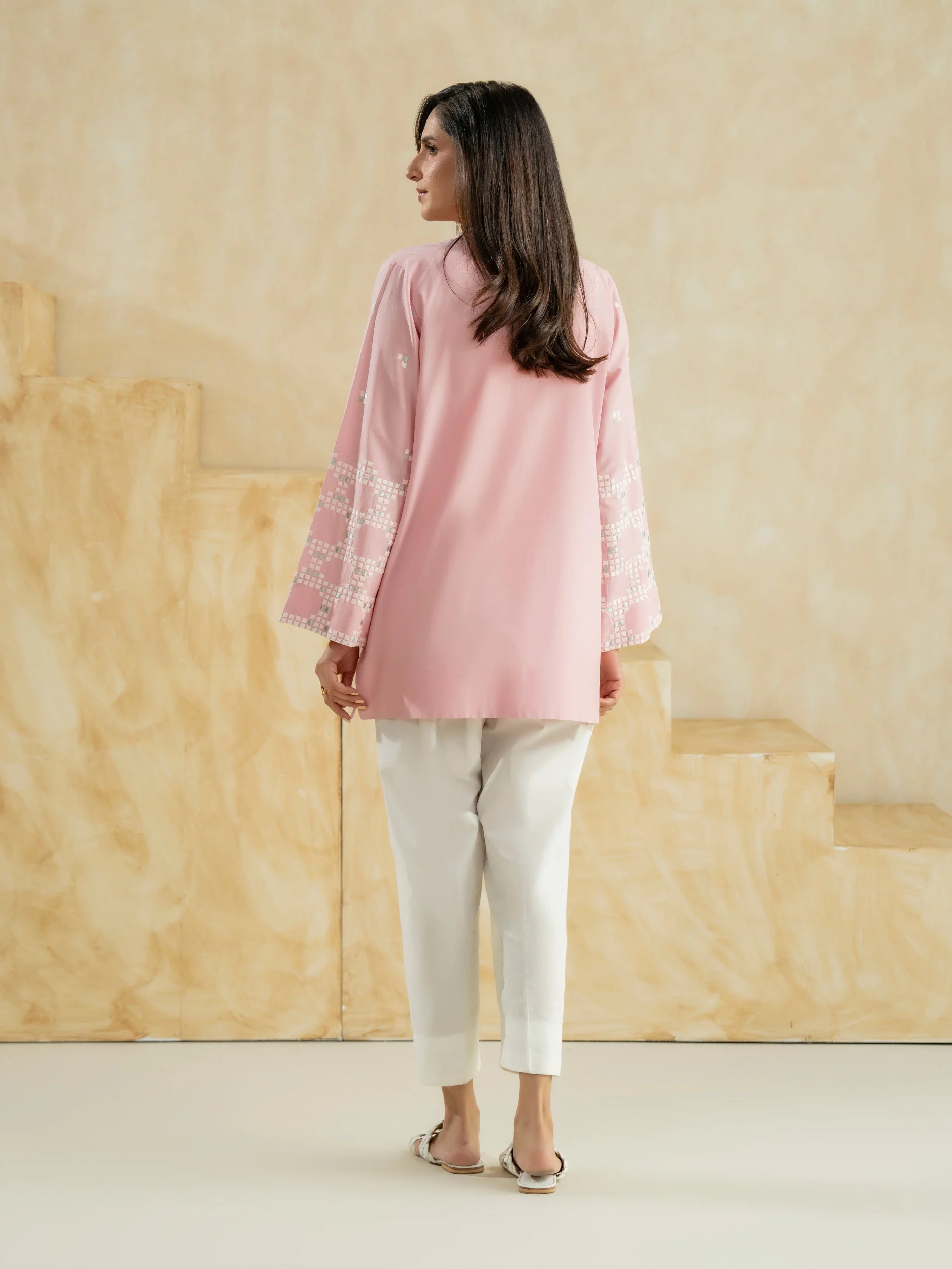 Viscose Kurti-Embroidered (Pret) - Image 5