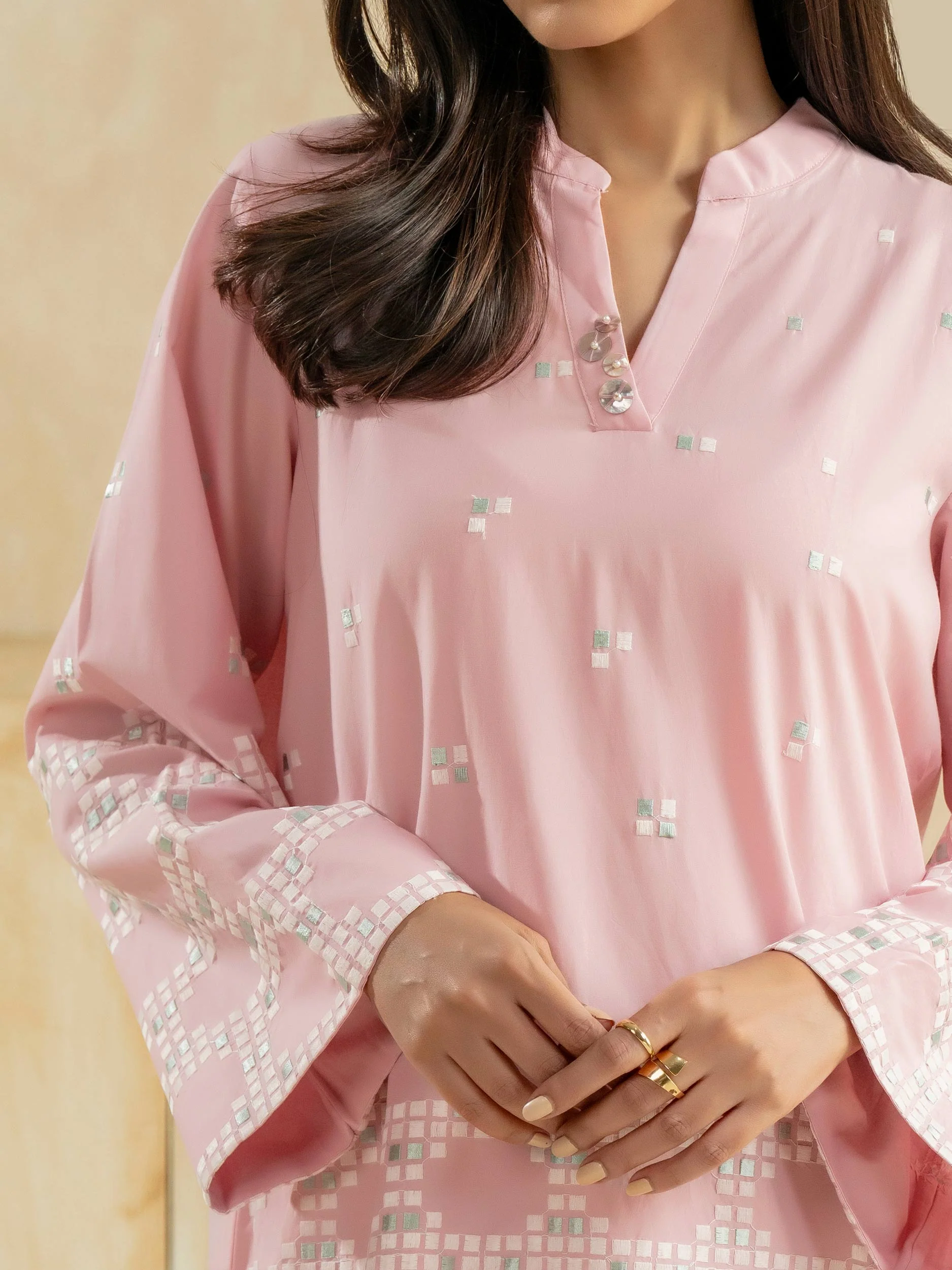 Viscose Kurti-Embroidered (Pret) - Image 6