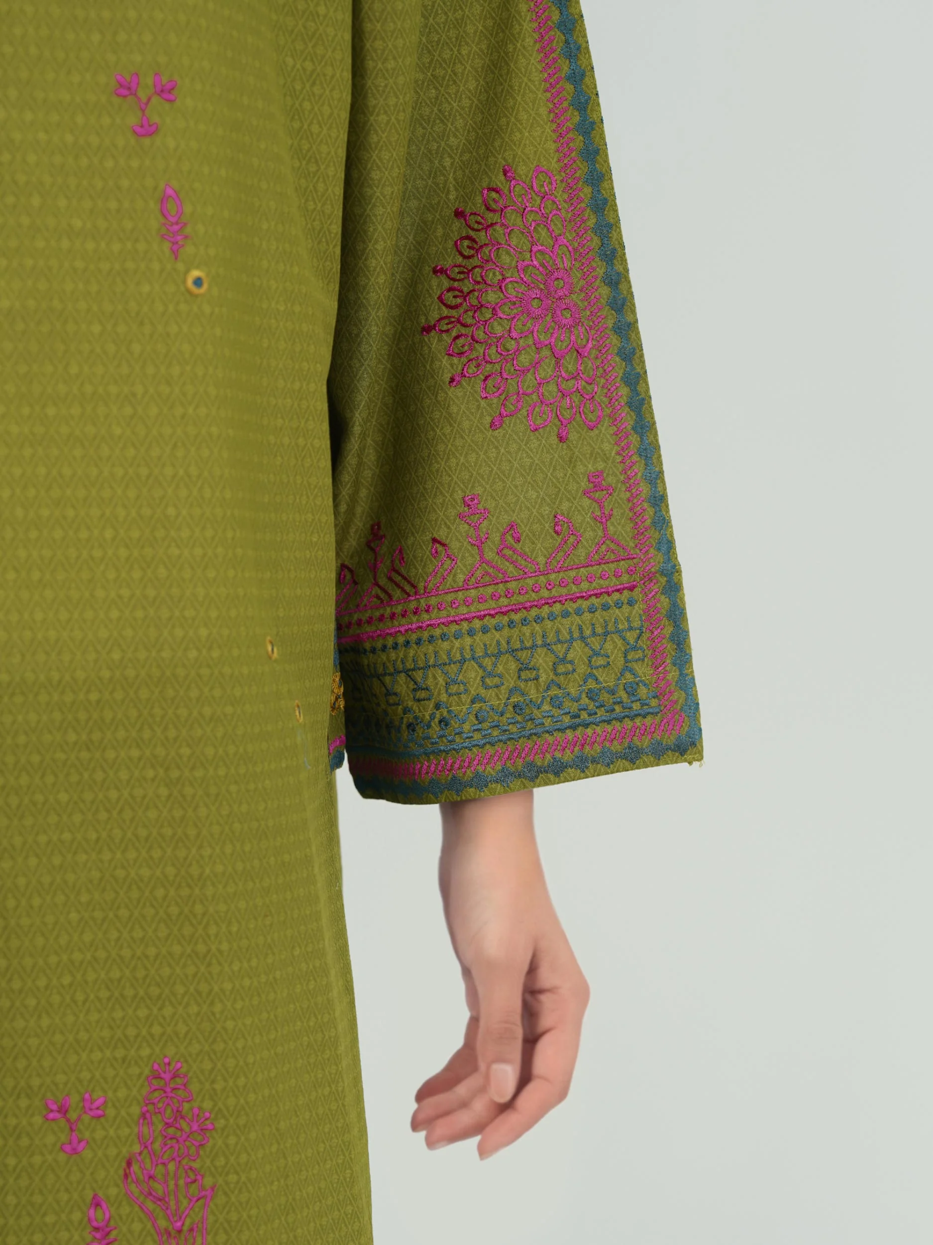 Lawn Kurti- Embroidered (Pret) - Image 5