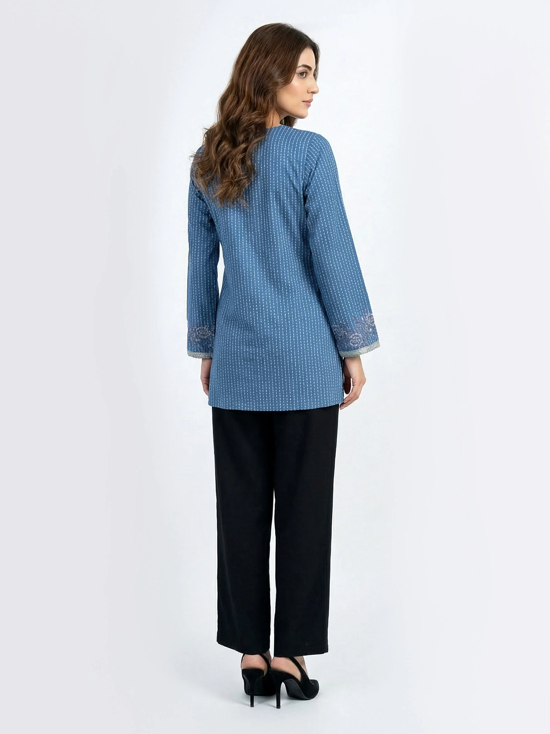 Lawn Kurti- Embroidered (Pret) - Image 3