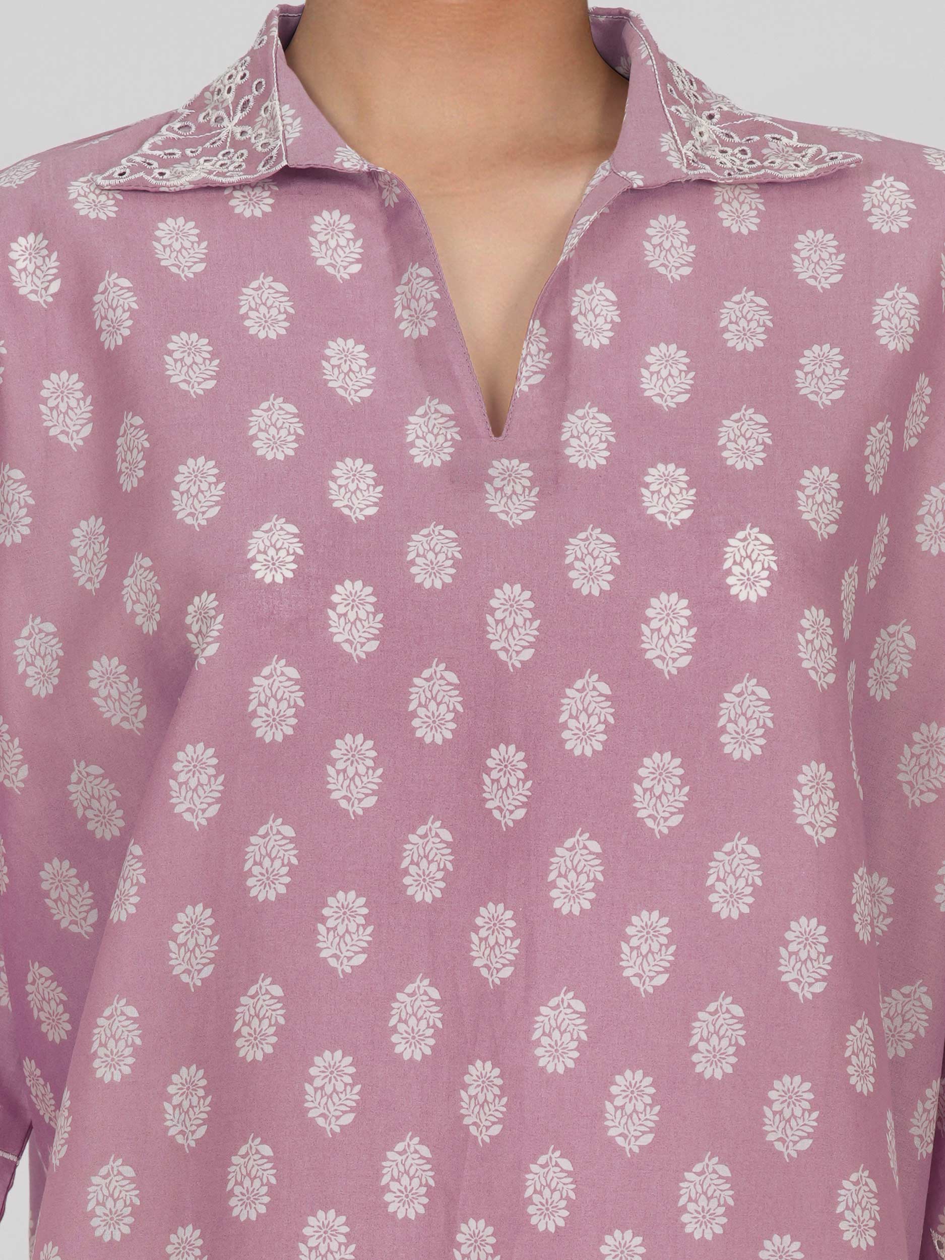 Lawn Kurti- Embroidered (Pret) - Image 4
