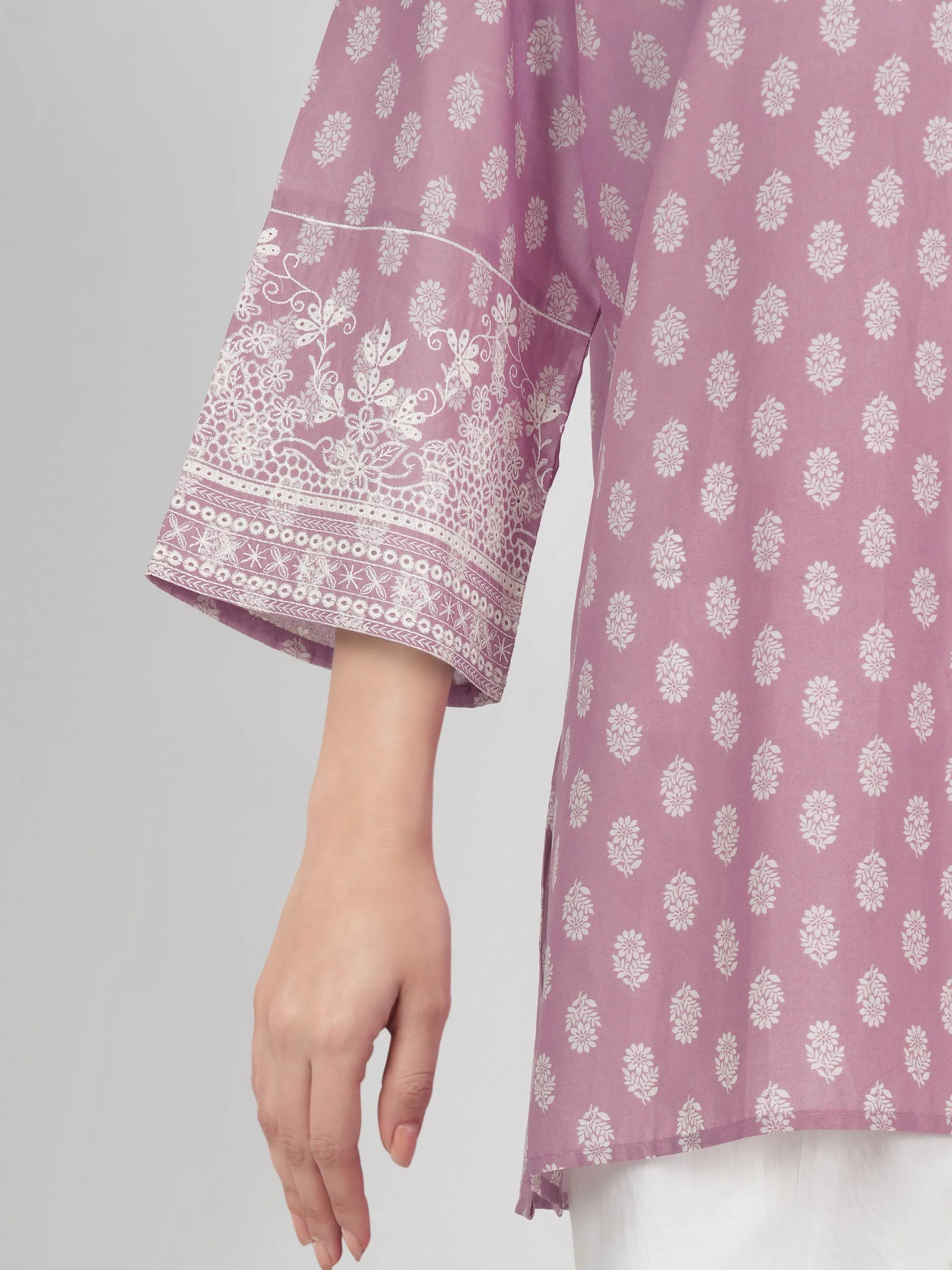 Lawn Kurti- Embroidered (Pret) - Image 5