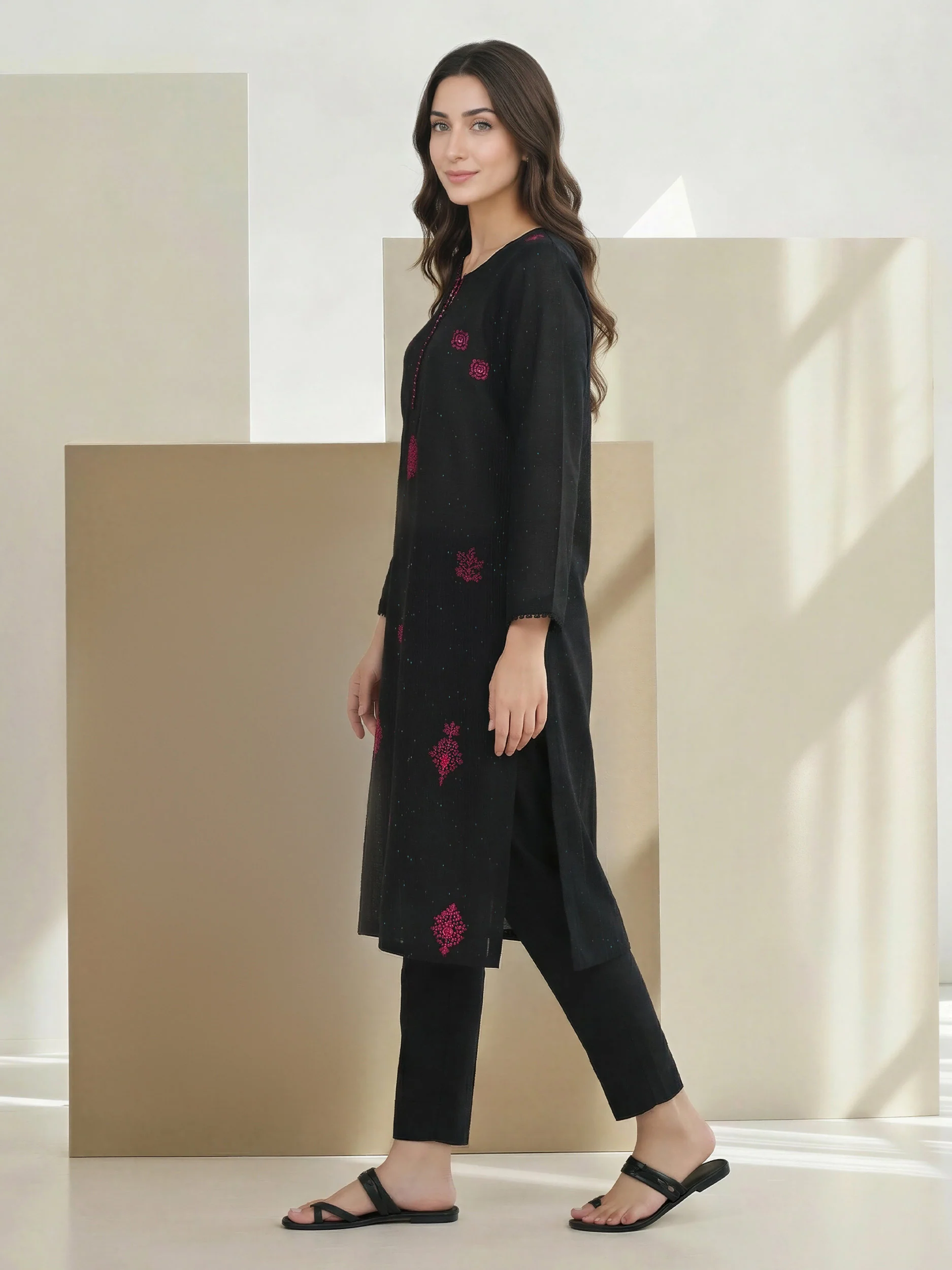 Yarn Dyed Shirt- Embroidered (Pret) - Image 2