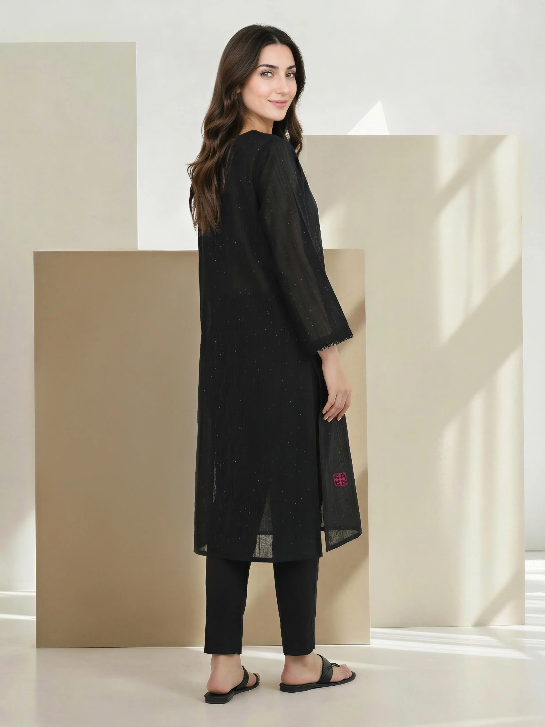 Yarn Dyed Shirt- Embroidered (Pret) - Image 3