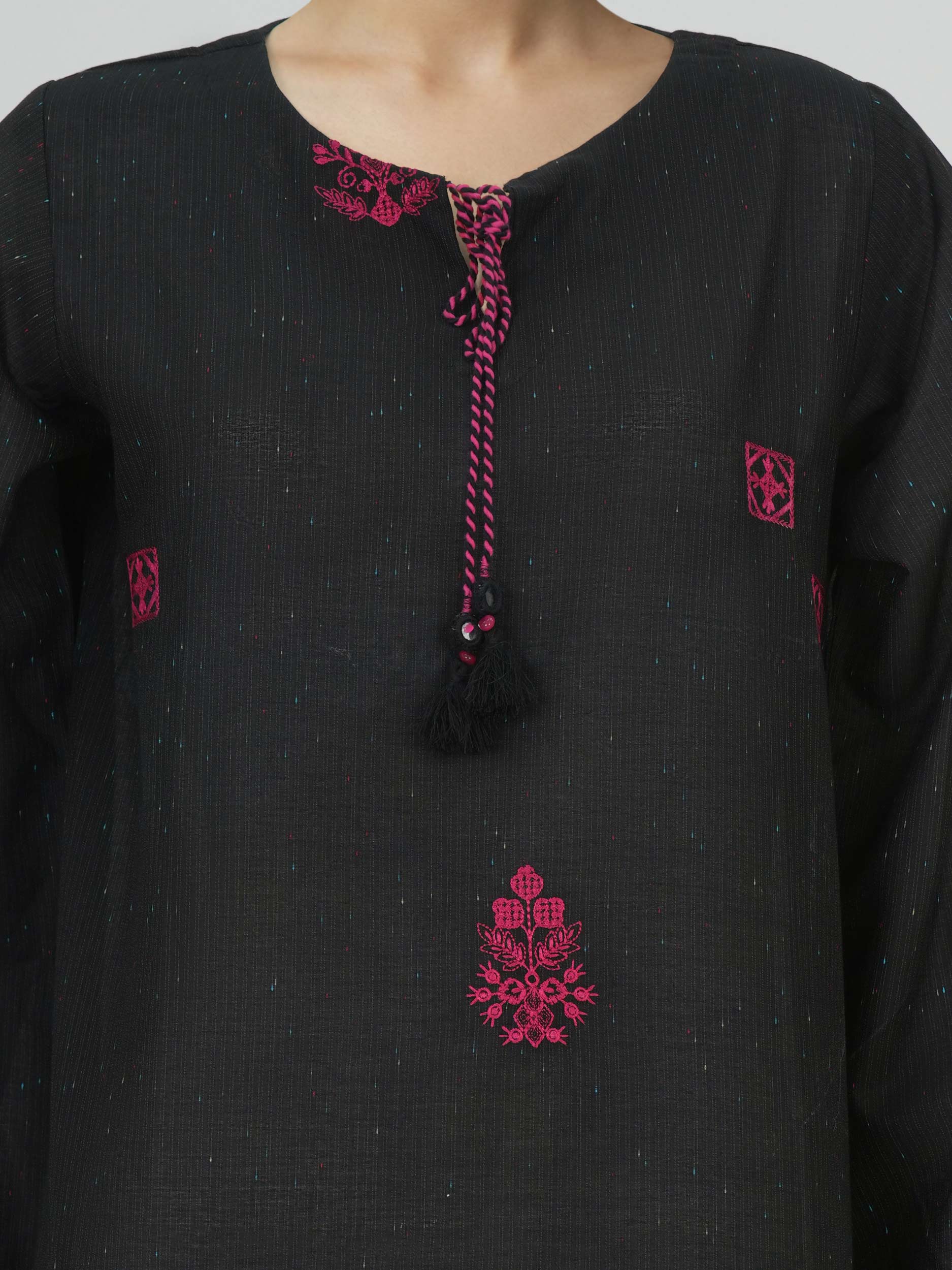 Yarn Dyed Shirt- Embroidered (Pret) - Image 4