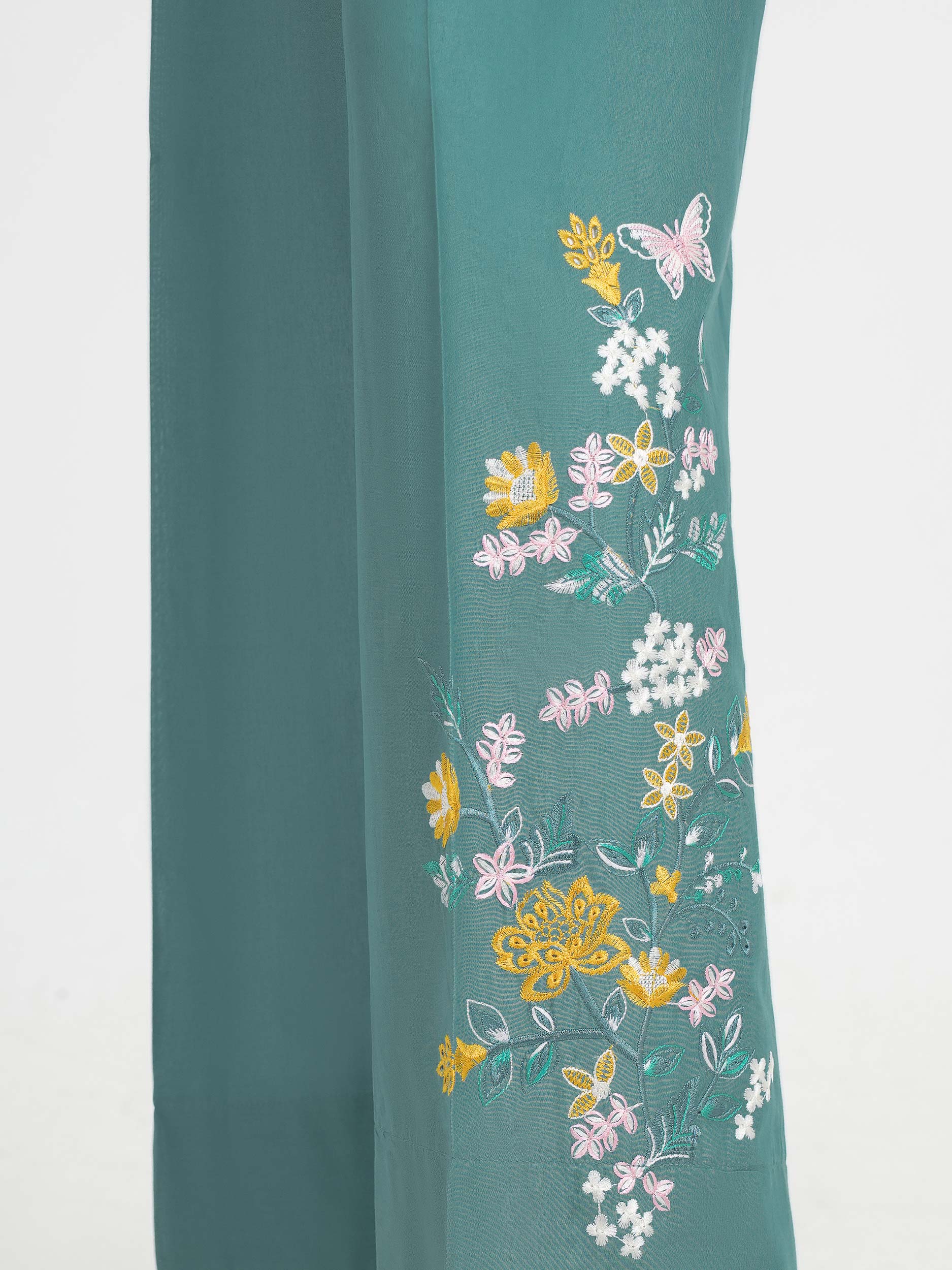 2 Piece Lawn Slub Suit- Embroidered (Pret) - Image 5