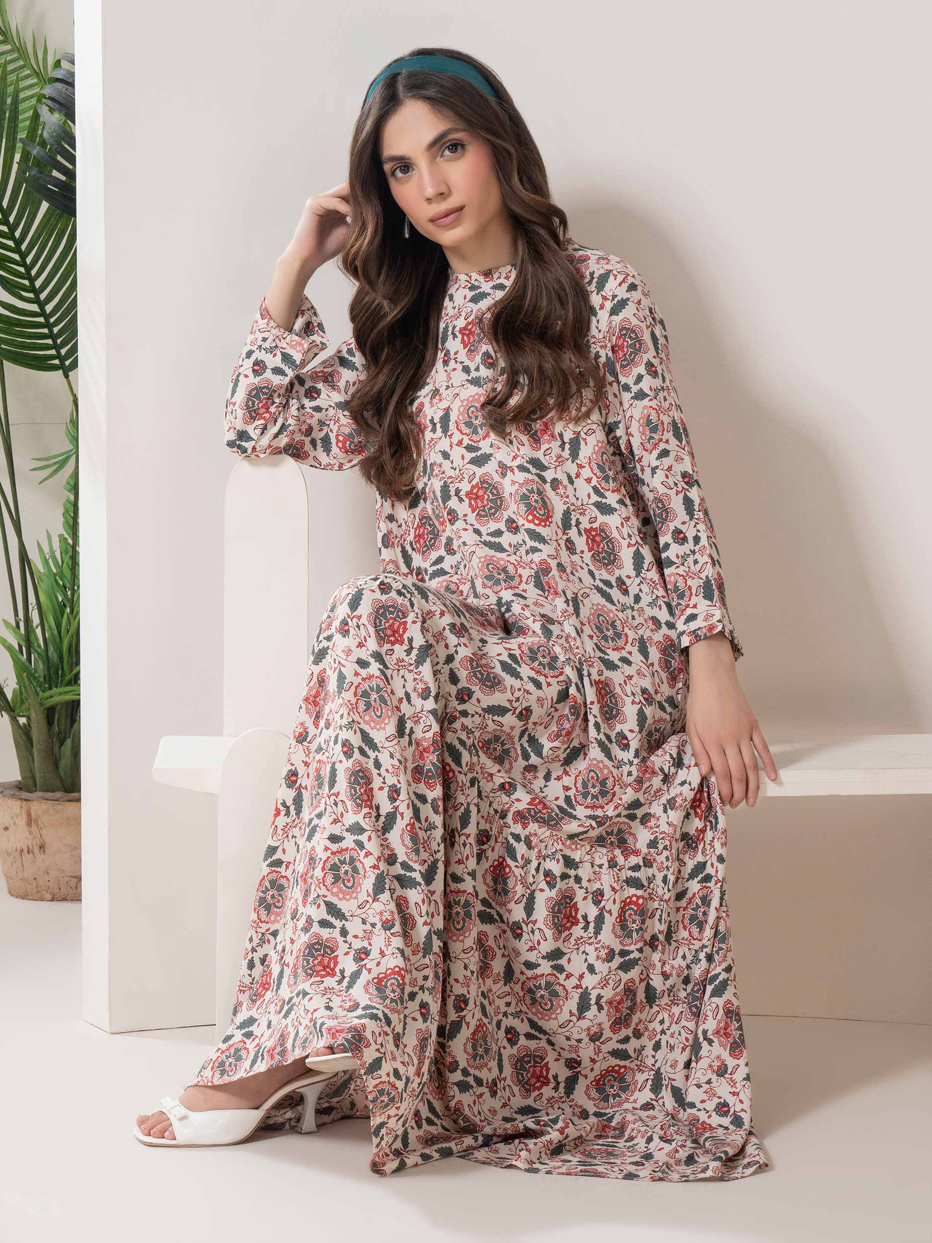 Printed Grip Dress (Pret) - Image 2