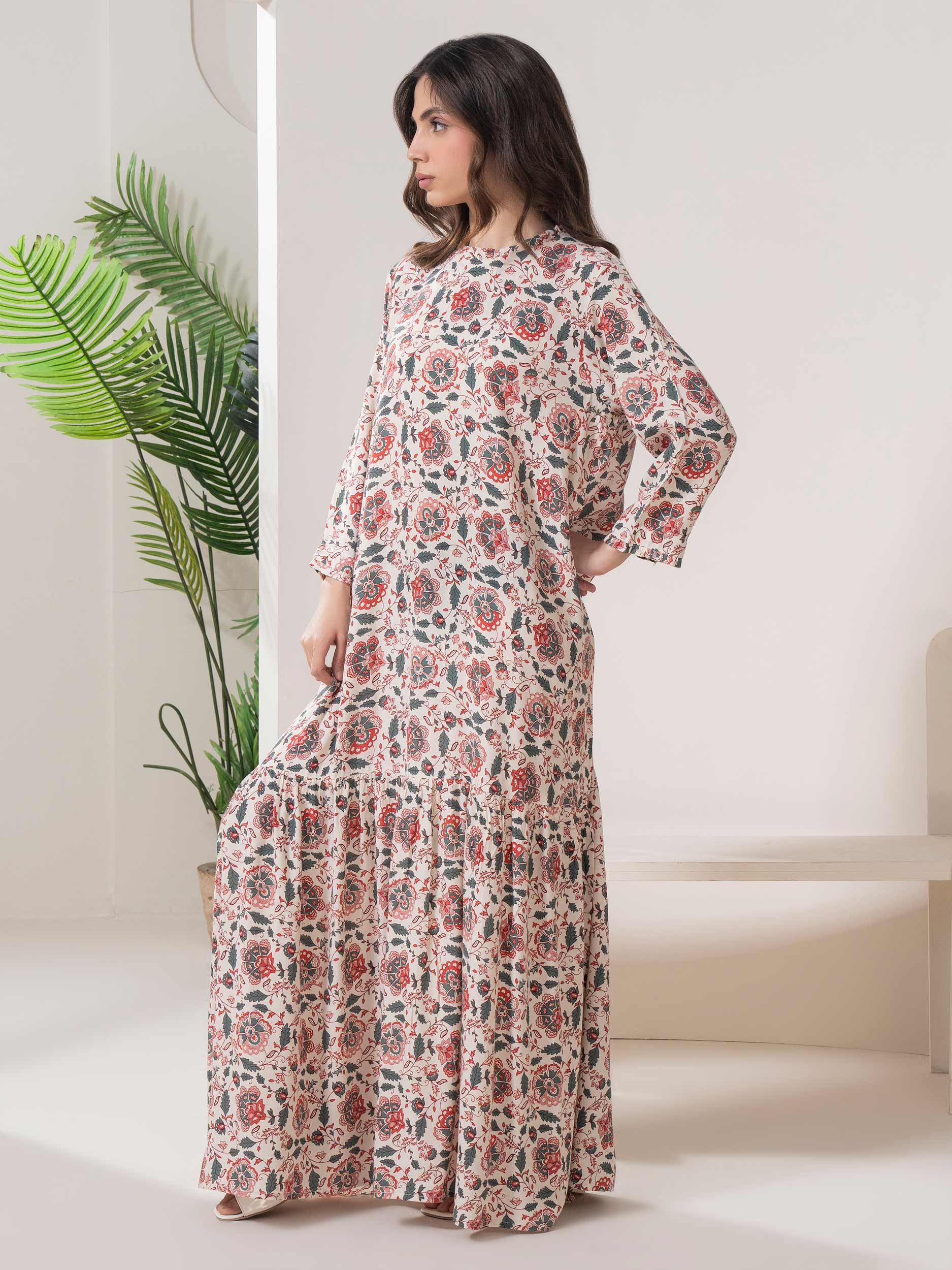 Printed Grip Dress (Pret) - Image 3