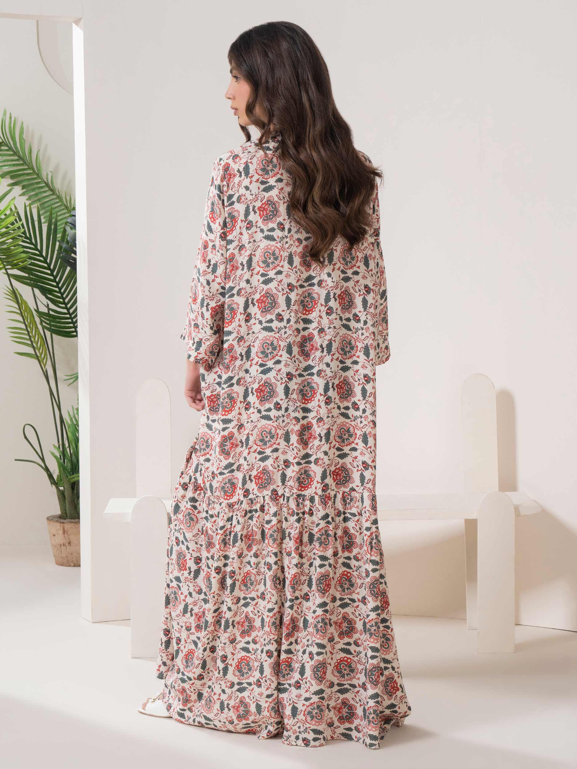 Printed Grip Dress (Pret) - Image 5