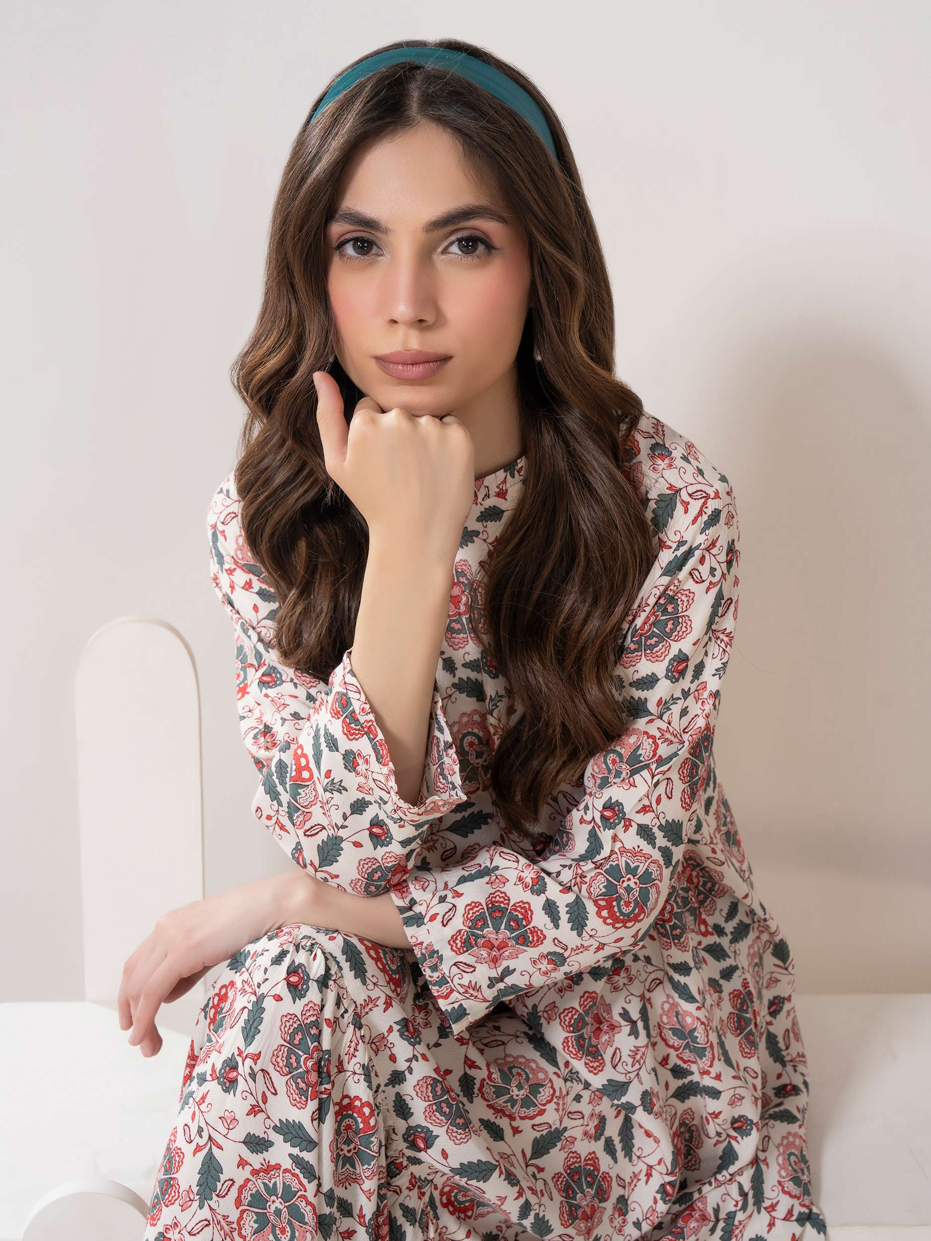 Printed Grip Dress (Pret) - Image 6