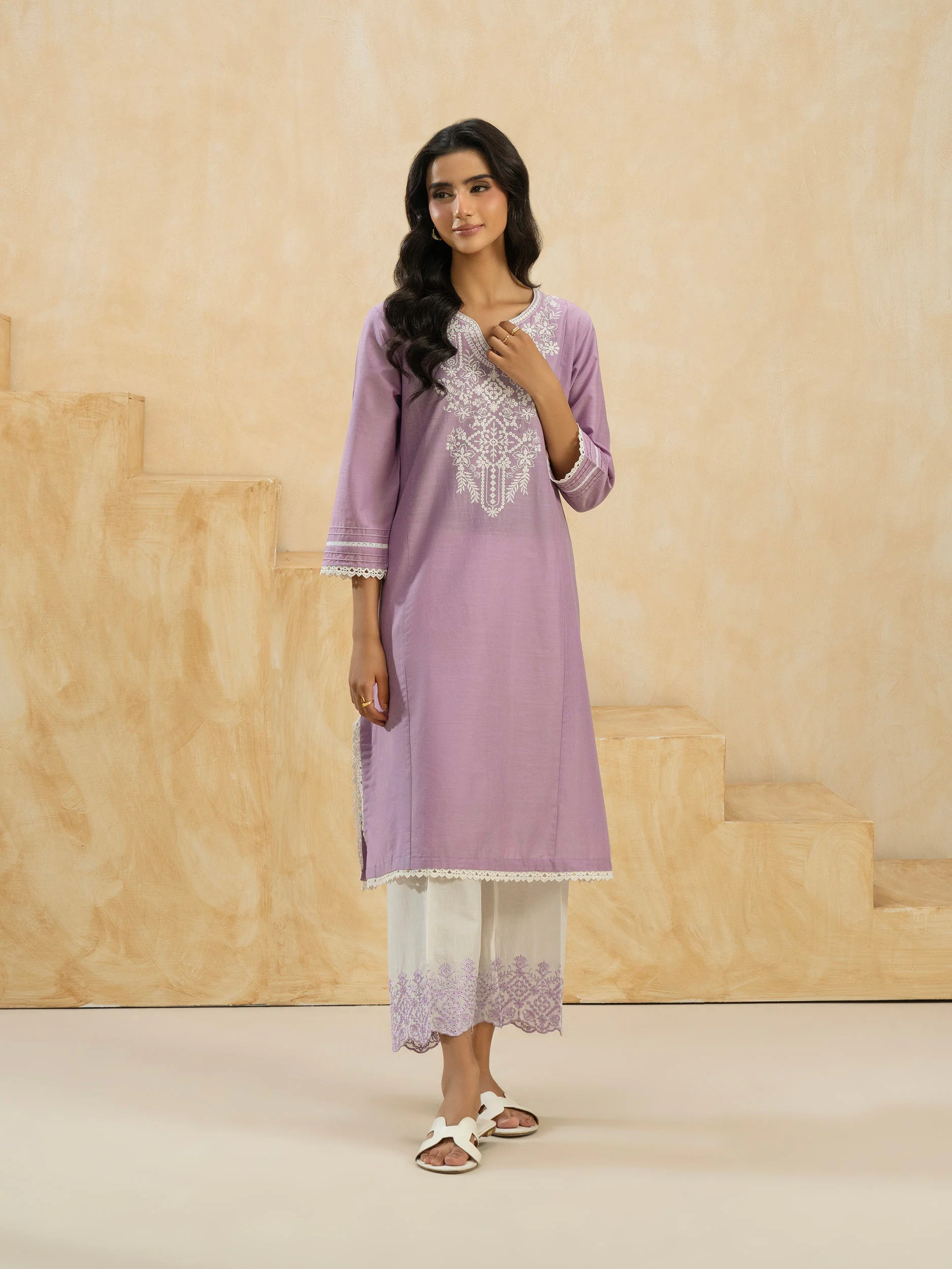 2 Piece Lawn Suit-Embroidered (Pret) - Image 2