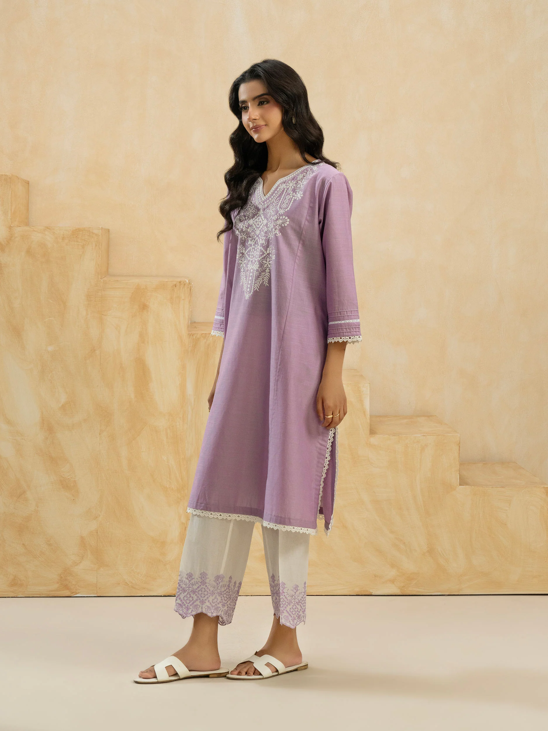 2 Piece Lawn Suit-Embroidered (Pret) - Image 3