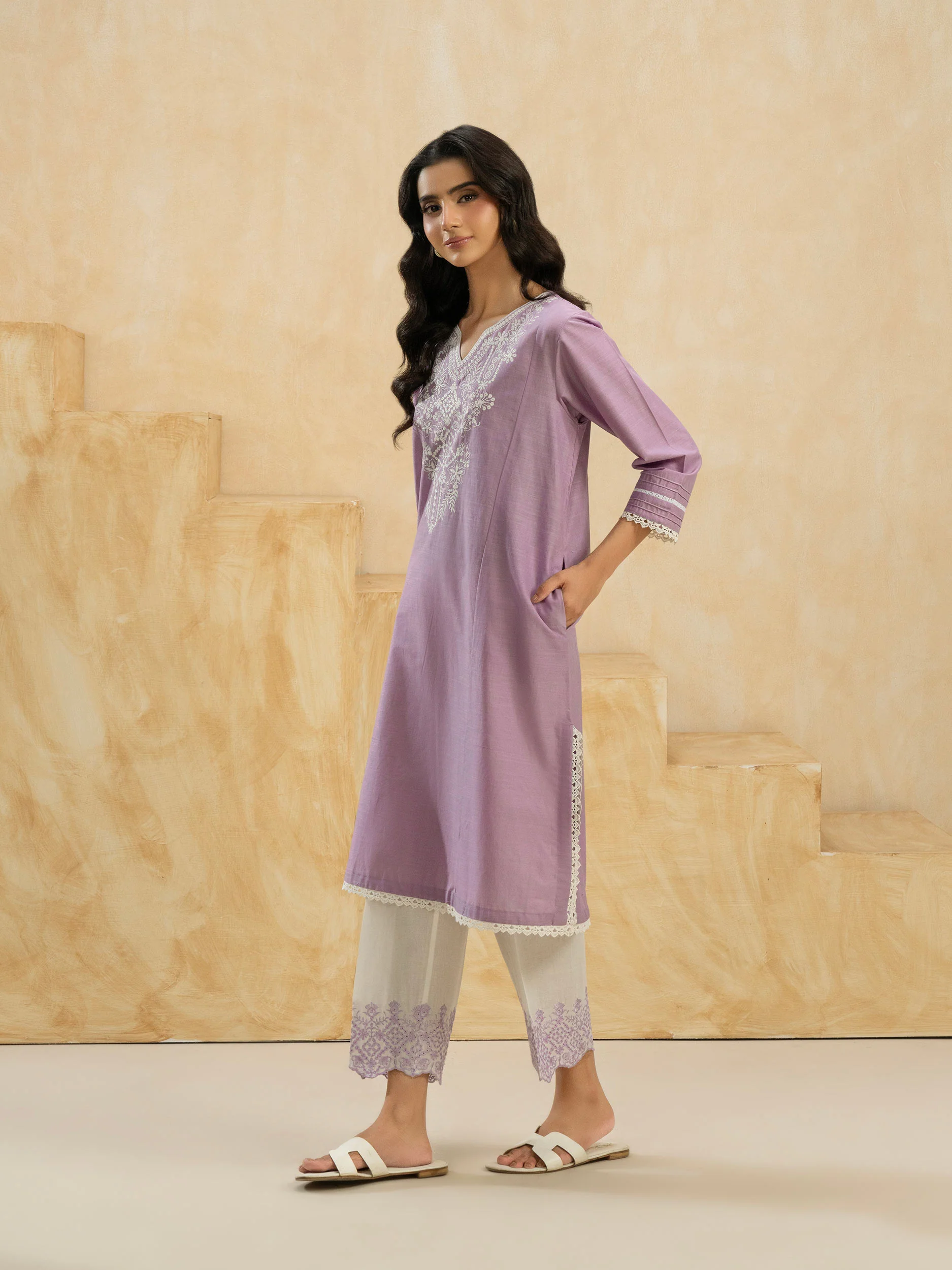 2 Piece Lawn Suit-Embroidered (Pret) - Image 4
