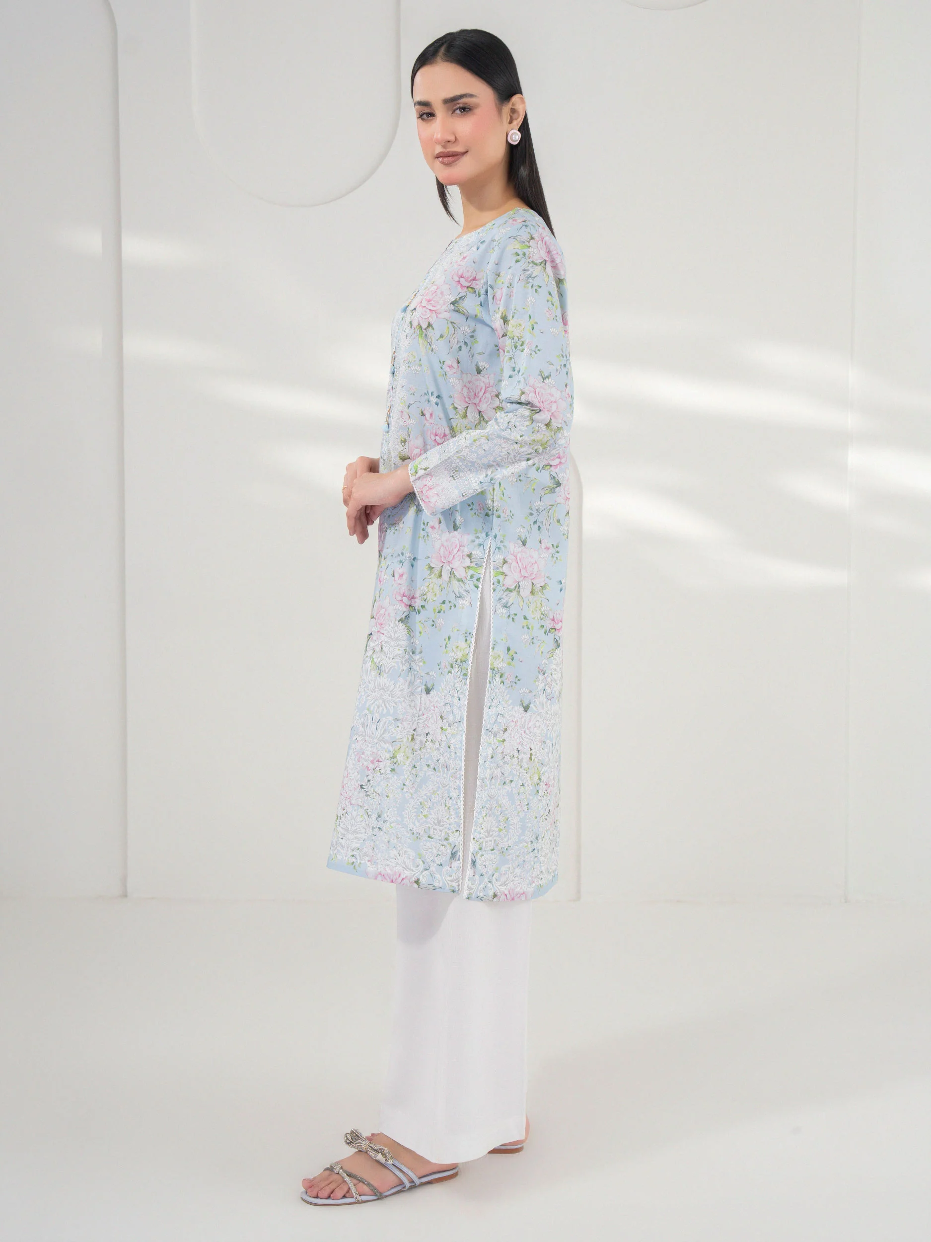Lawn Shirt-Printed (Pret) - Image 3