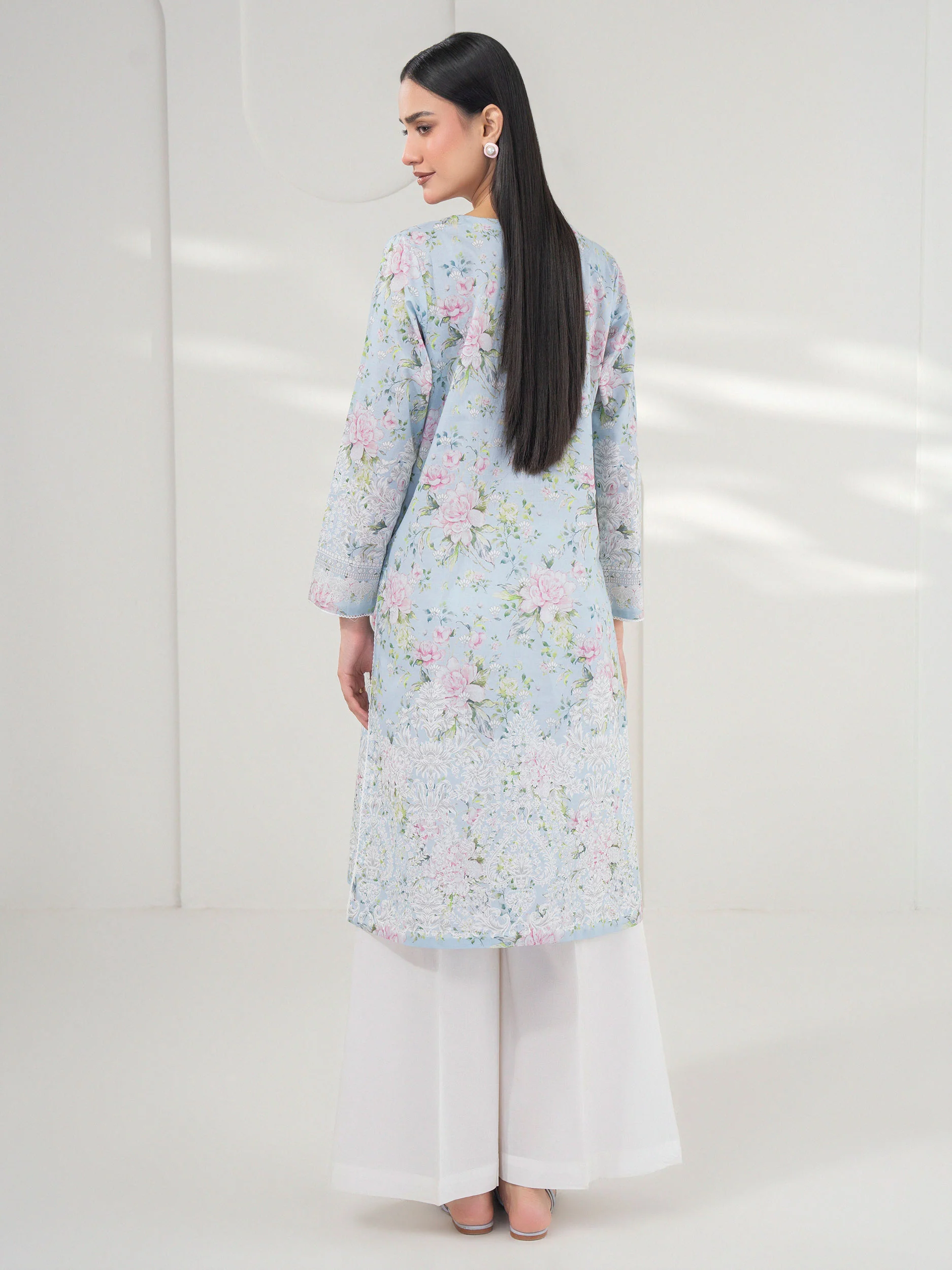 Lawn Shirt-Printed (Pret) - Image 4