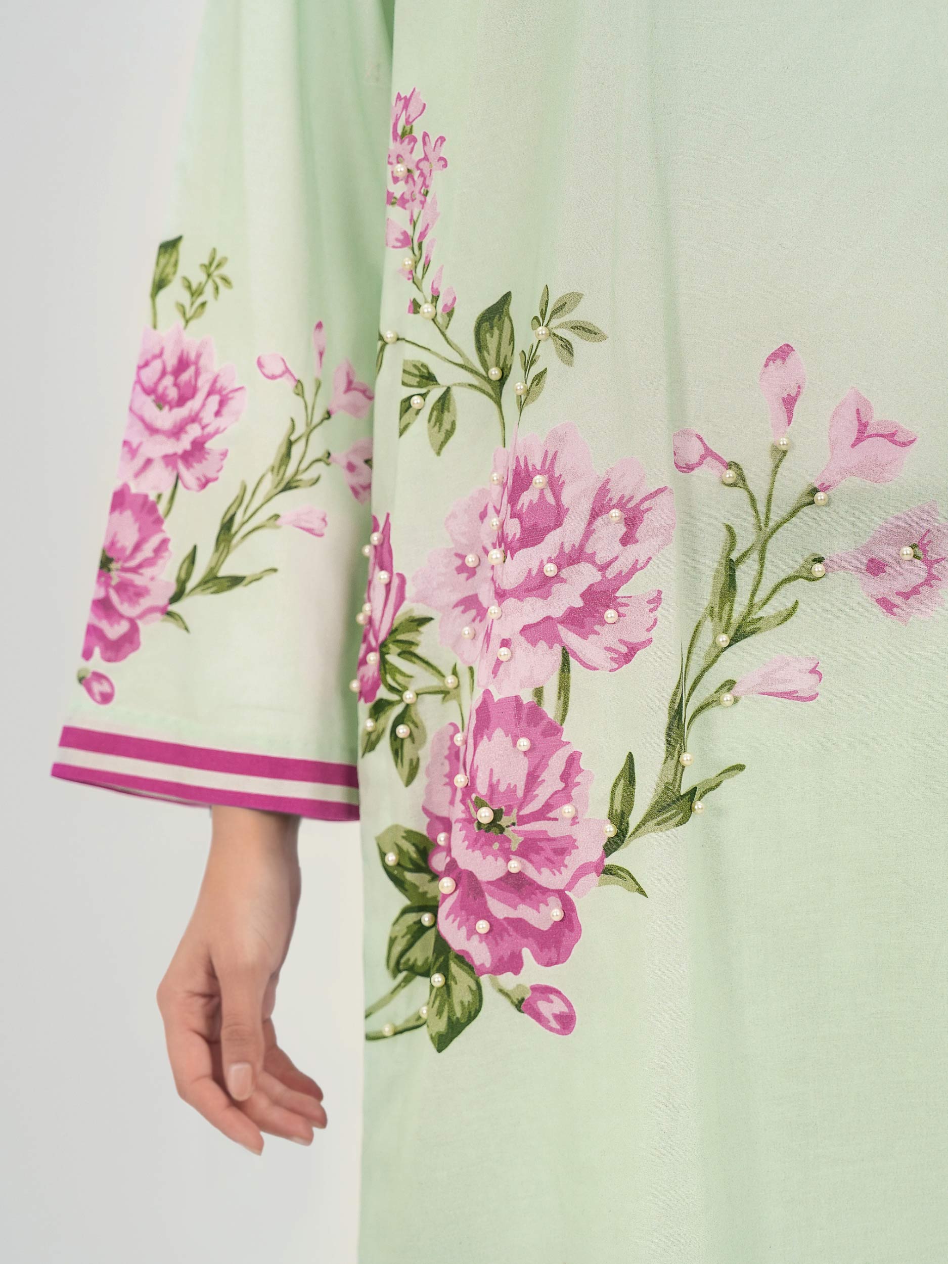 2 Piece Cambric Suit (Pret) - Image 4