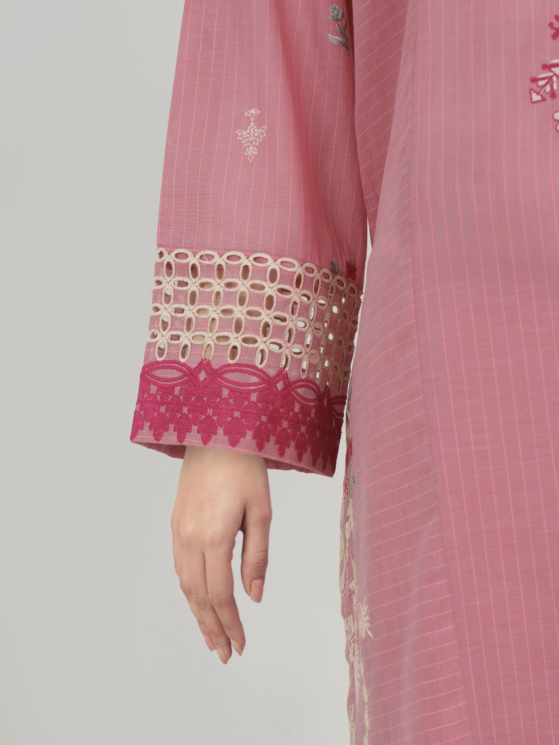 2 Piece Yarn Dyed Suit- Embroidered (Pret) - Image 5