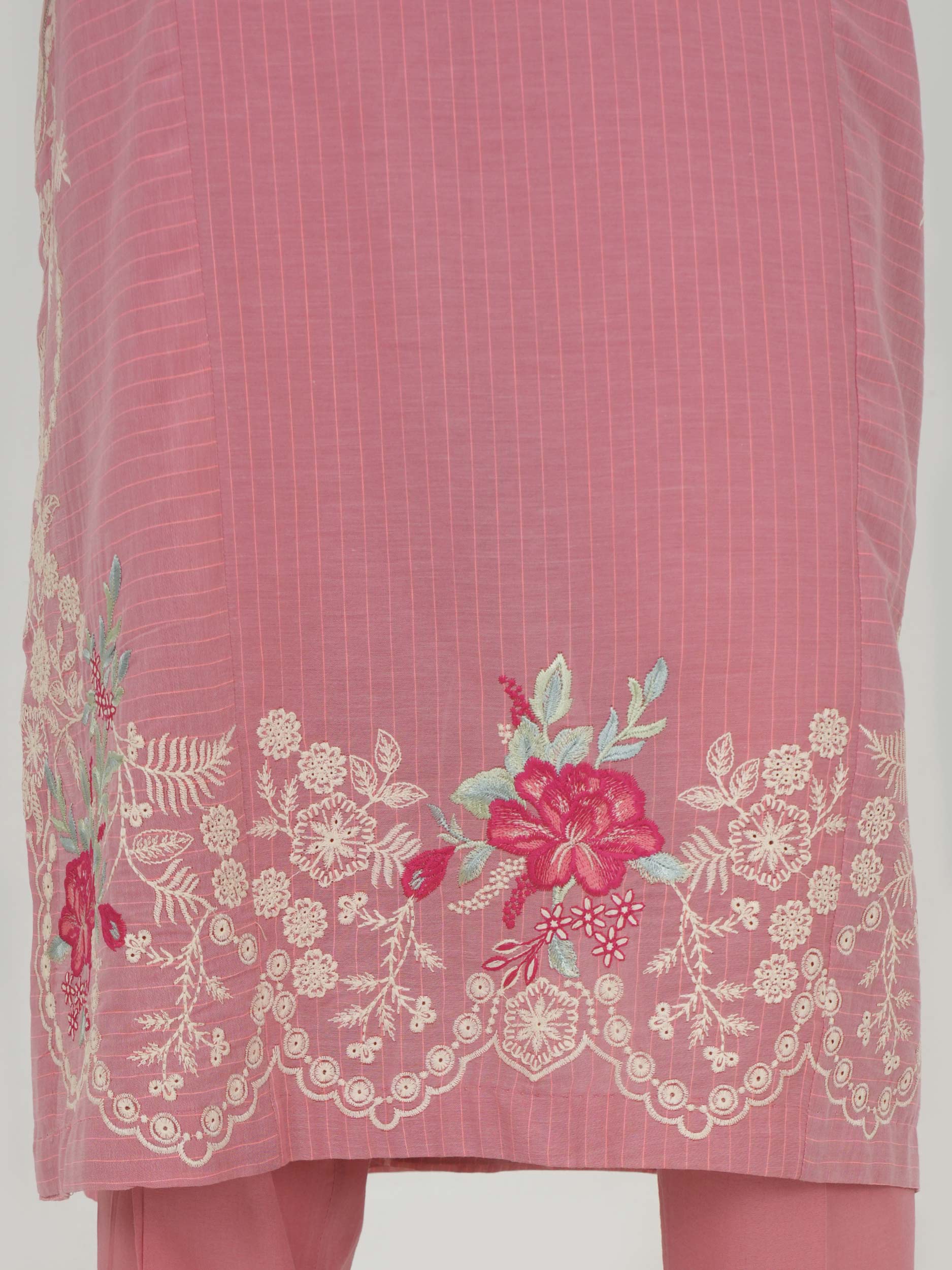 2 Piece Yarn Dyed Suit- Embroidered (Pret) - Image 6