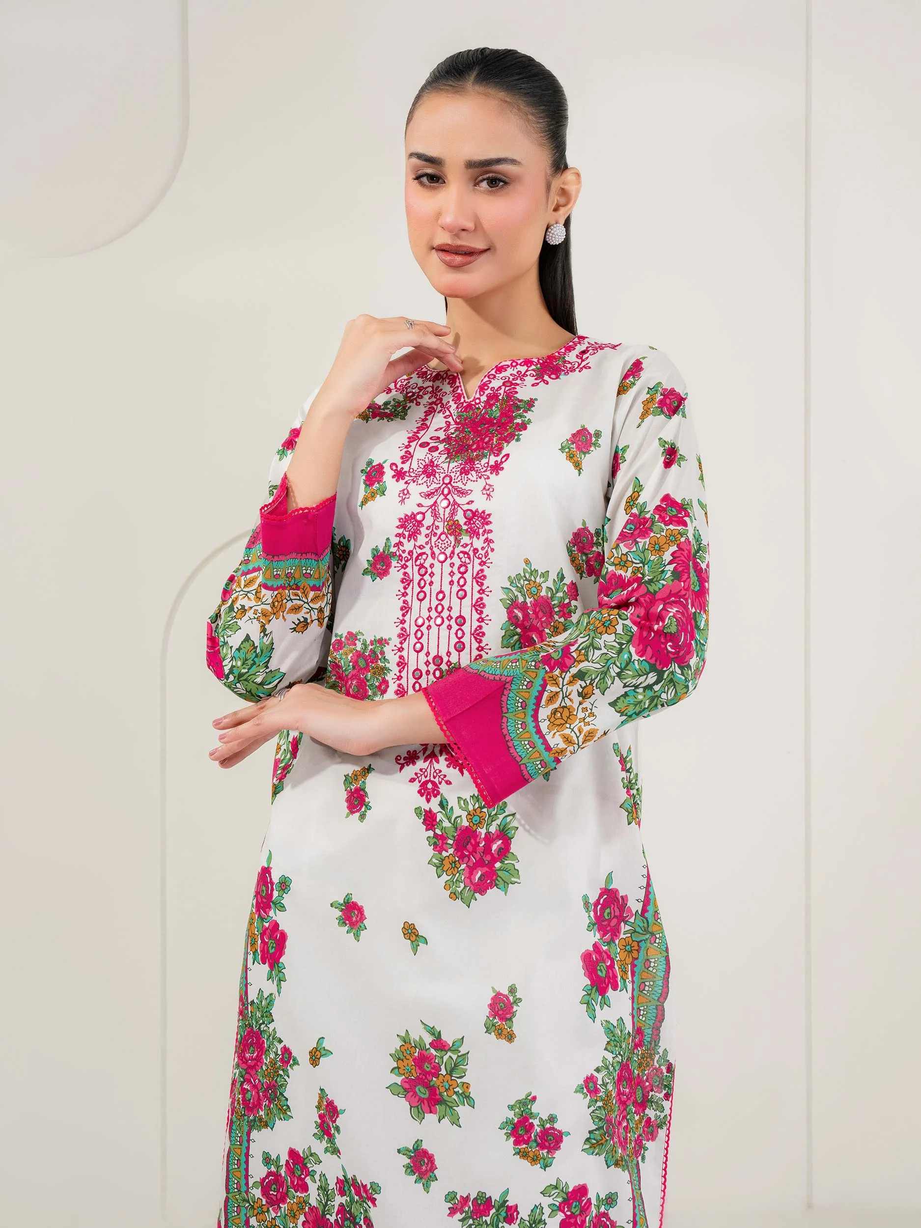 Lawn Shirt-Embroidered (Pret) - Image 3