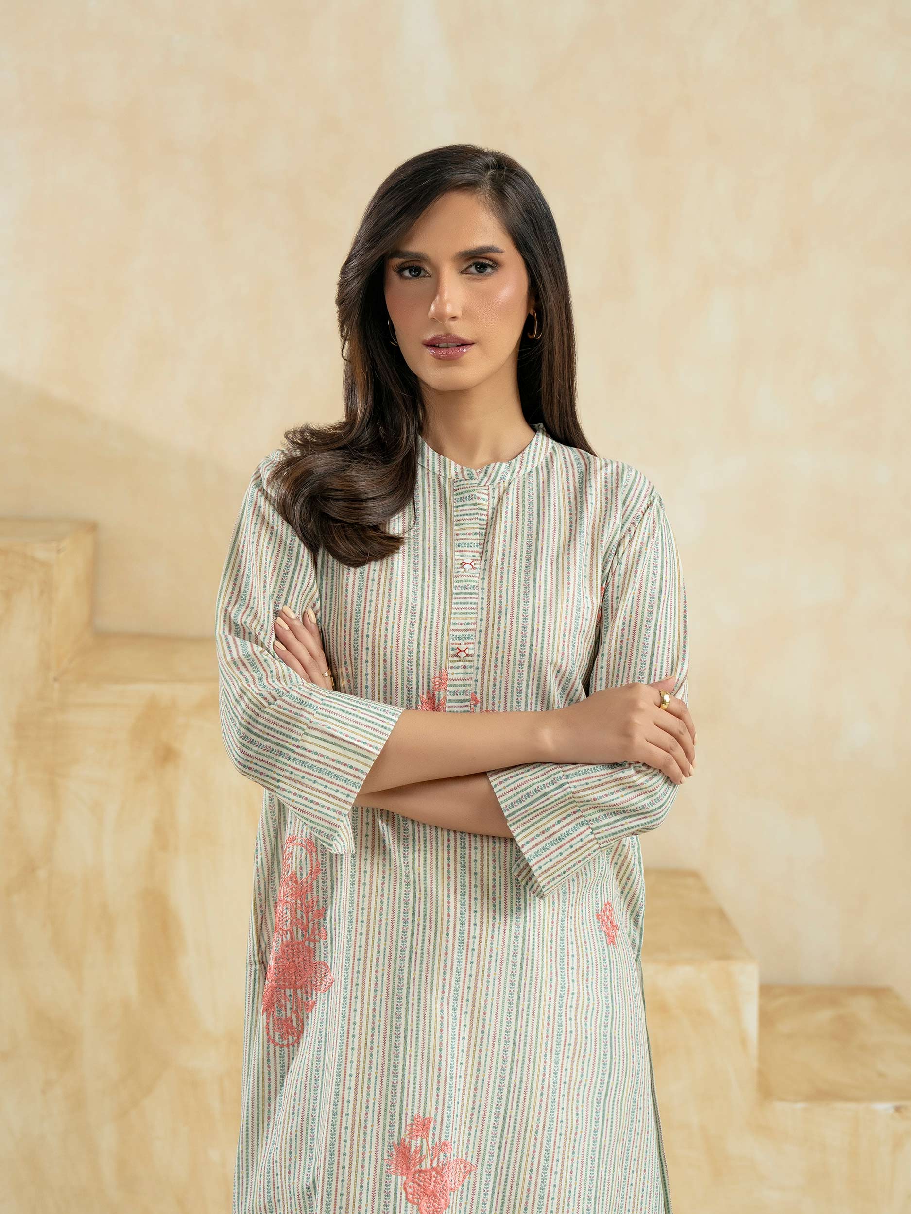 Lawn Shirt-Embroidered (Pret) - Image 2