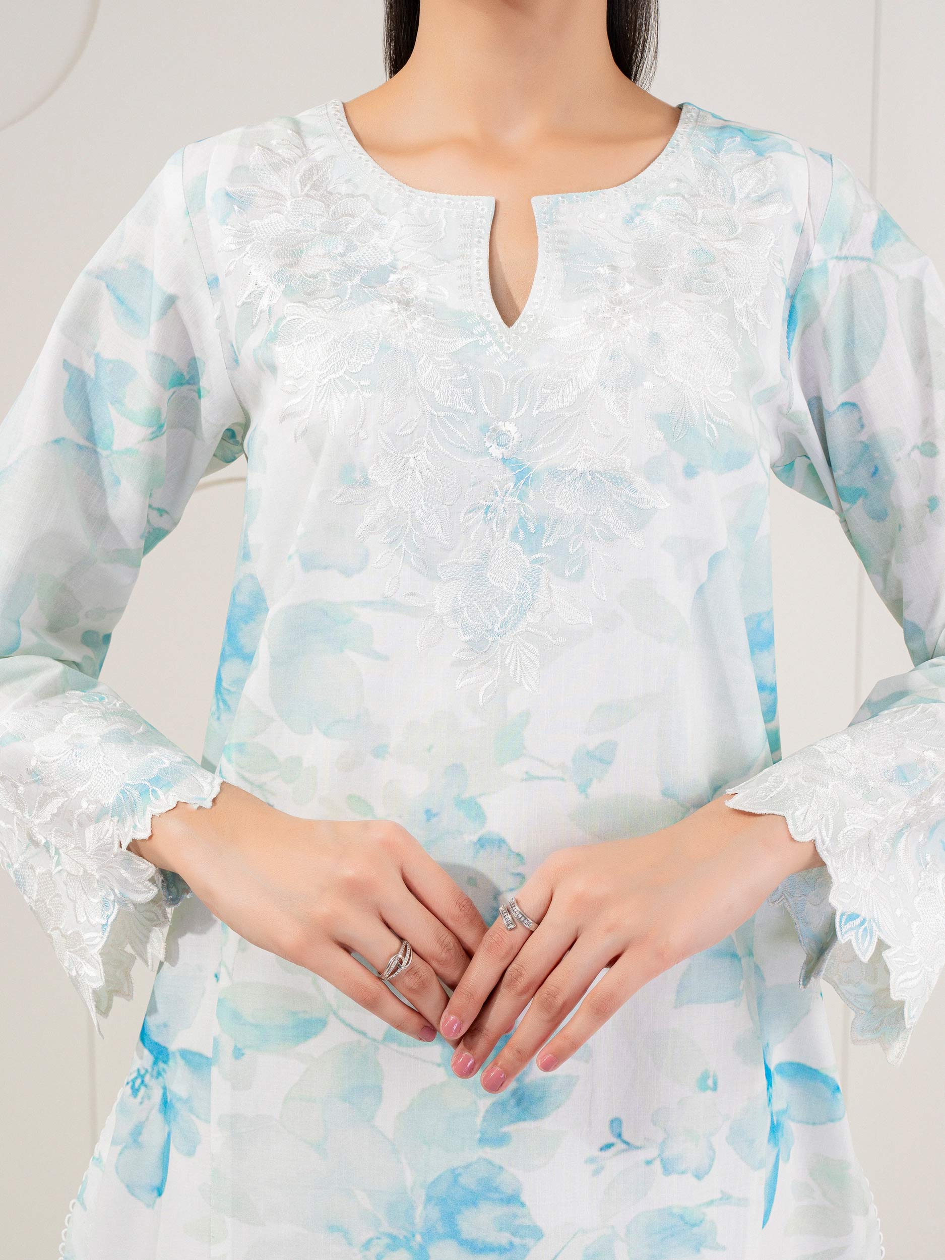 Lawn Shirt-Embroidered (Pret) - Image 6