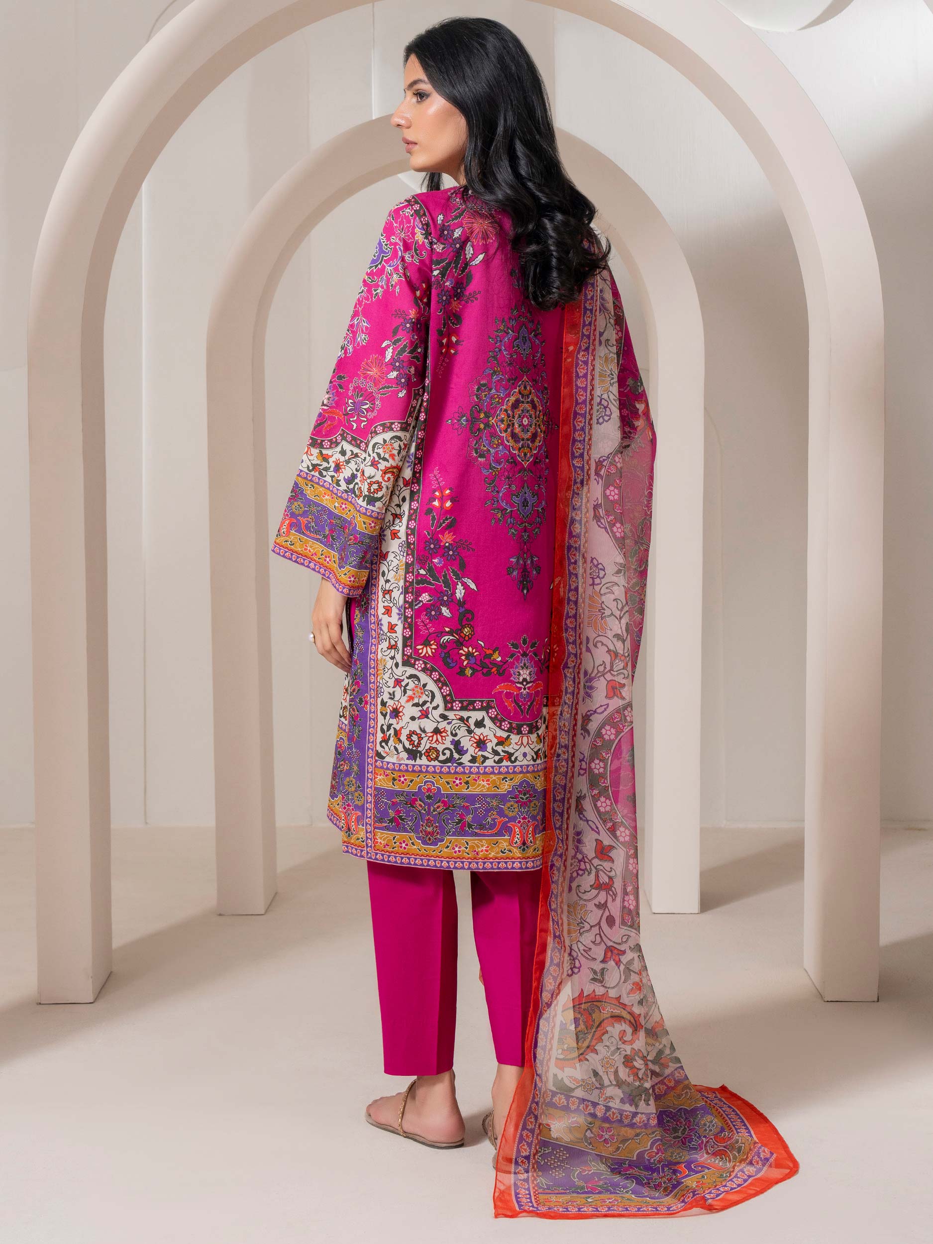 3 Piece Lawn Suit-Embroidered (Pret) - Image 5