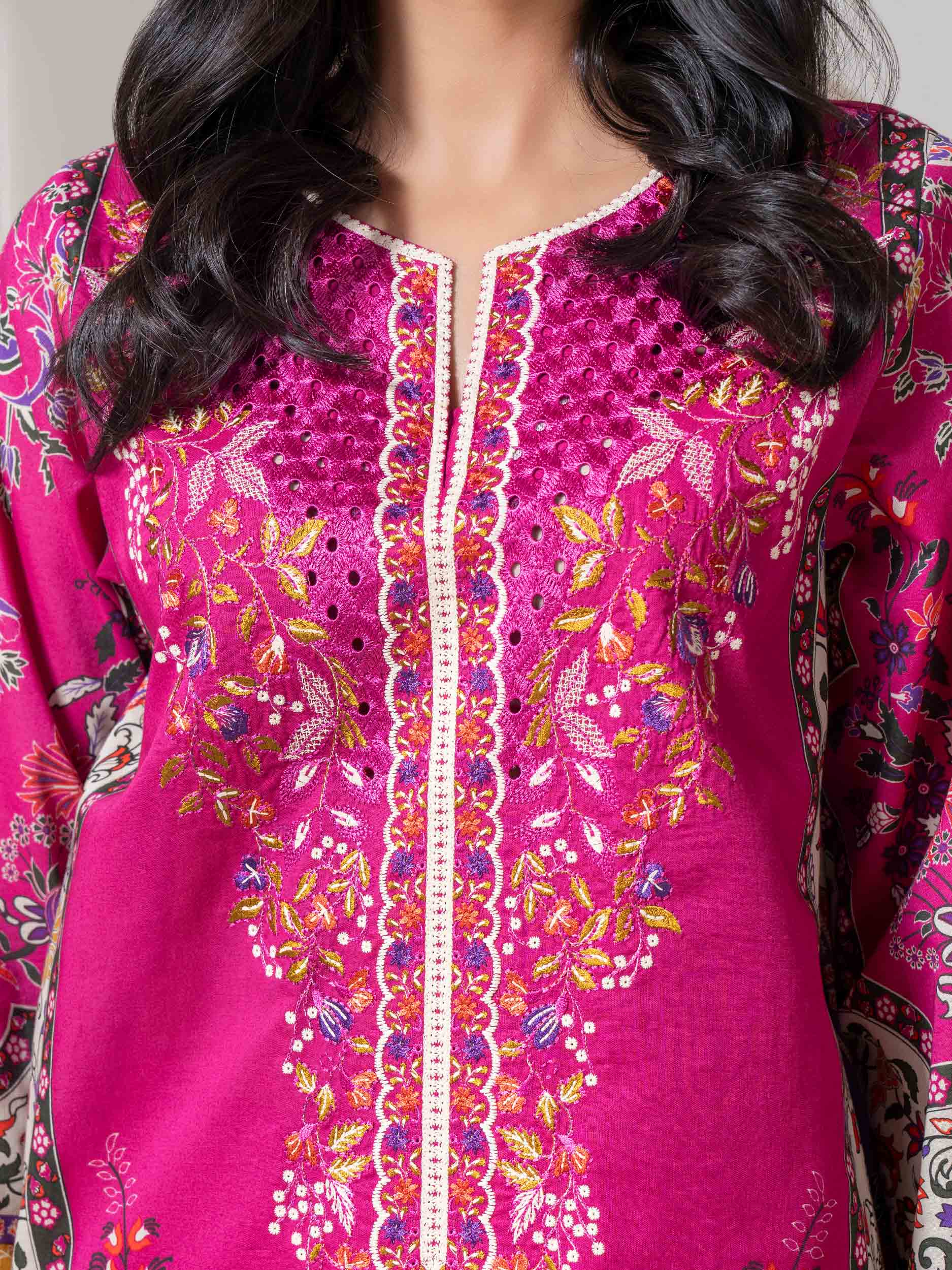 3 Piece Lawn Suit-Embroidered (Pret) - Image 6