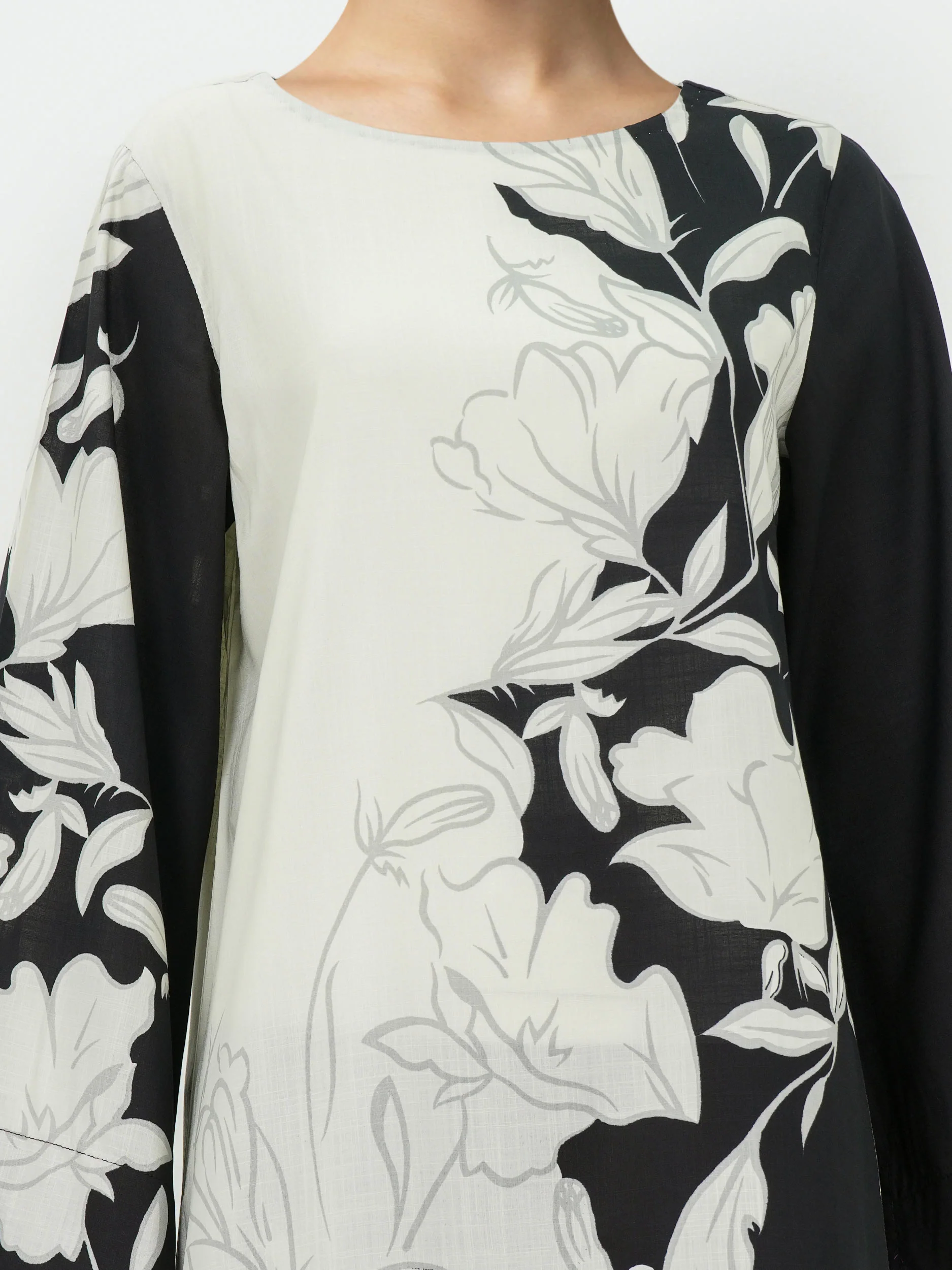 2 Piece Viscose Slub Suit (Pret) - Image 4