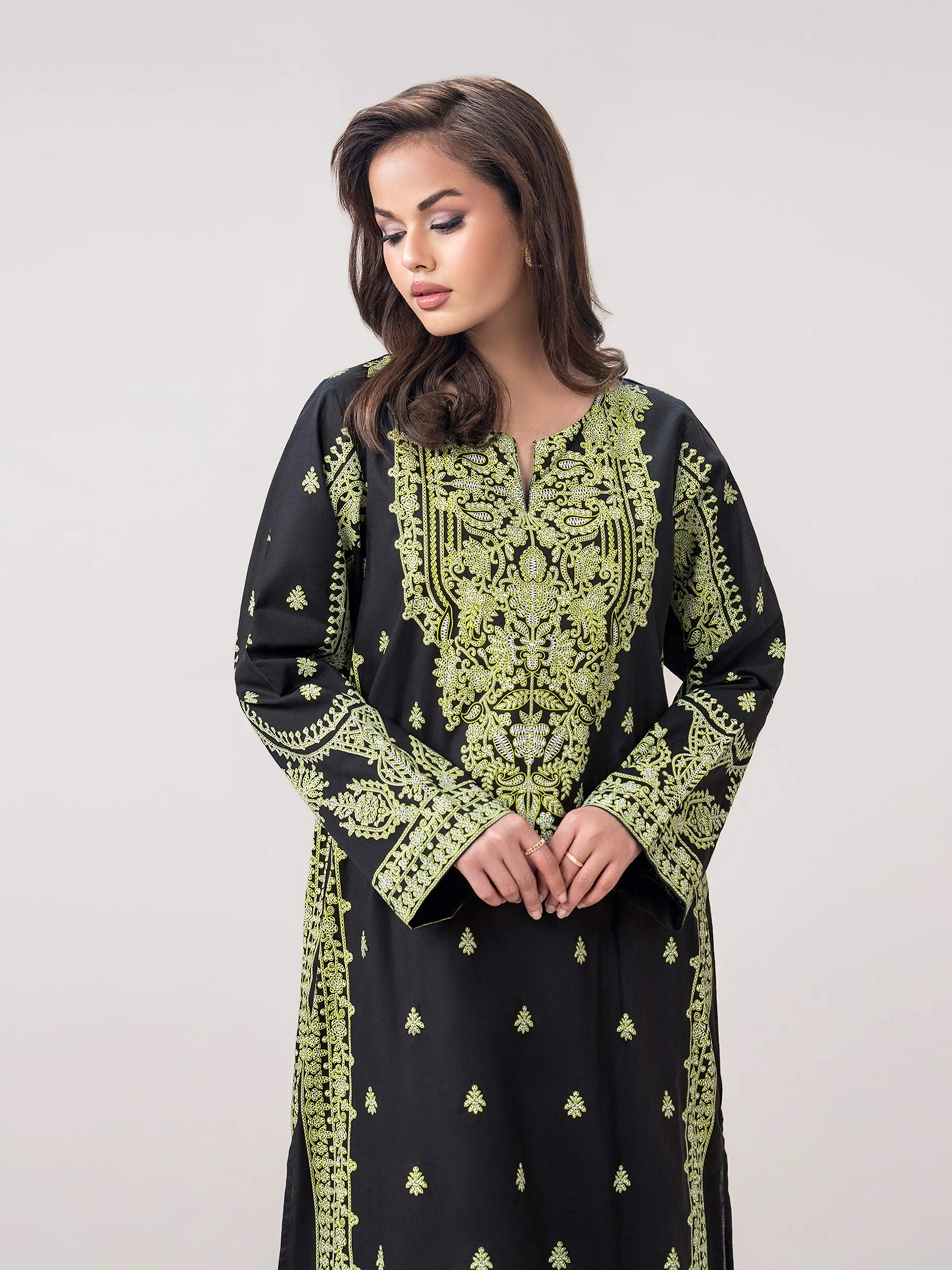 2 Piece Cambric Suit (Pret) - Image 6