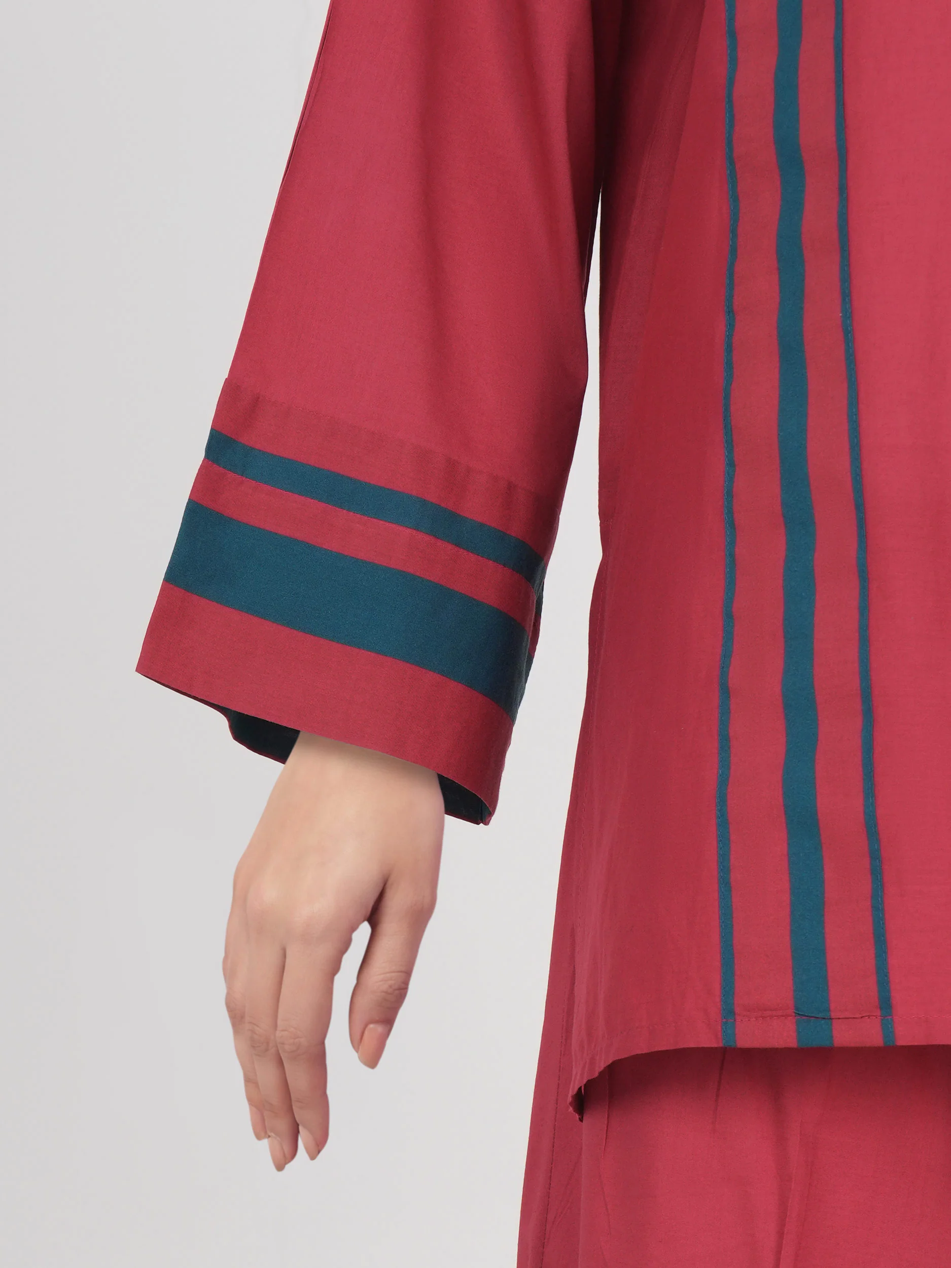 Viscose Cotton Co-ord Set- Embroidered - Image 5