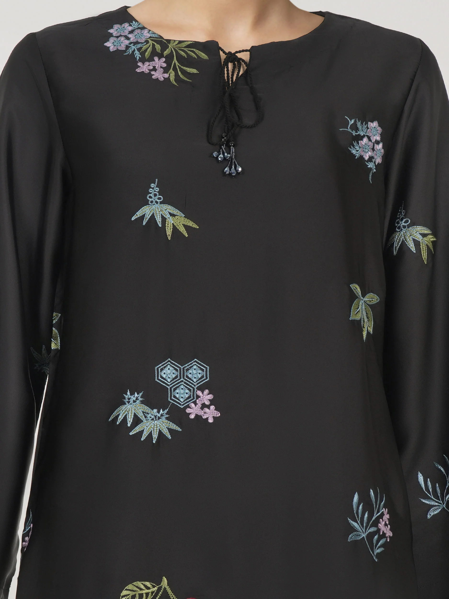 2 Piece Silk Suit- Embroidered (Pret) - Image 5