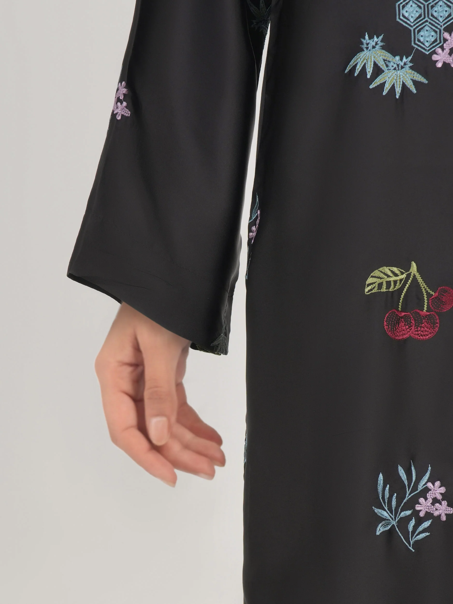 2 Piece Silk Suit- Embroidered (Pret) - Image 6