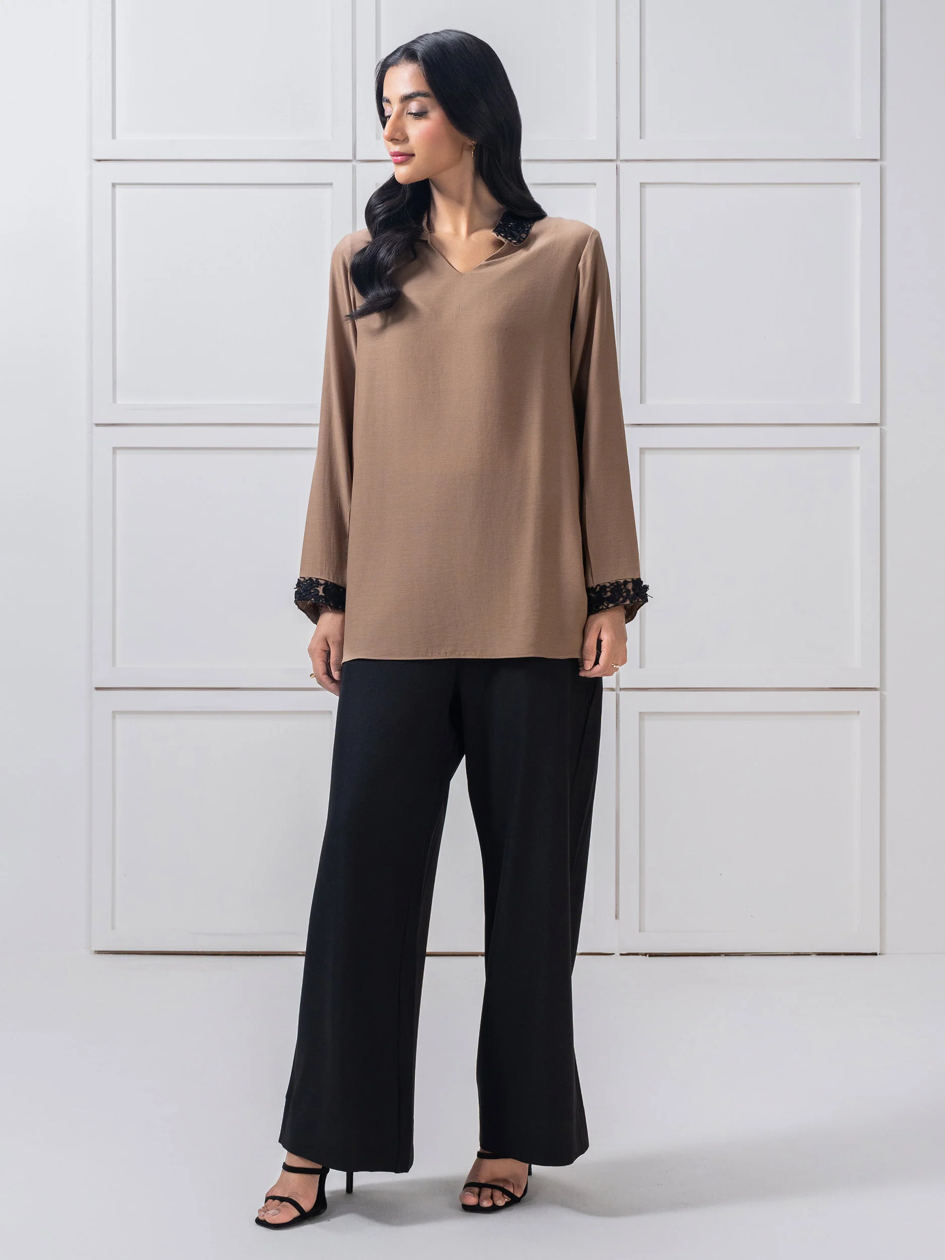 Silk Top- Embroidered - Image 4