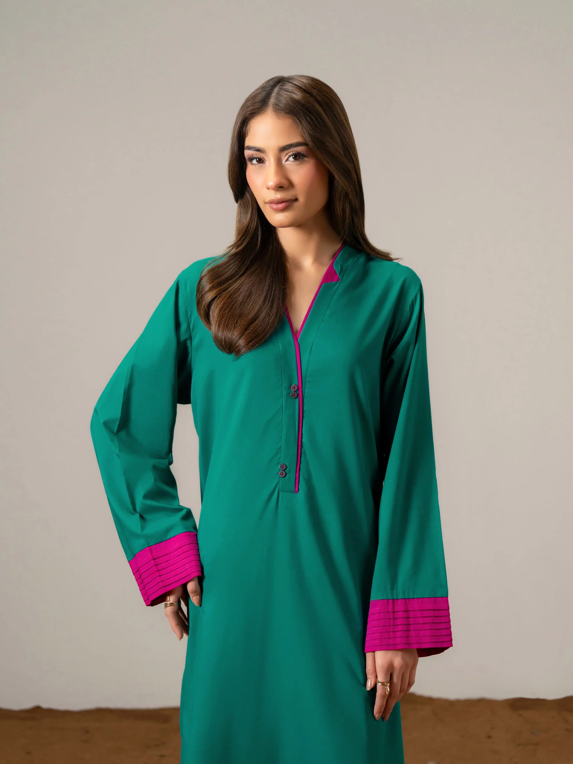 2 Piece Viscose Suit-Dyed (Pret) - Image 5