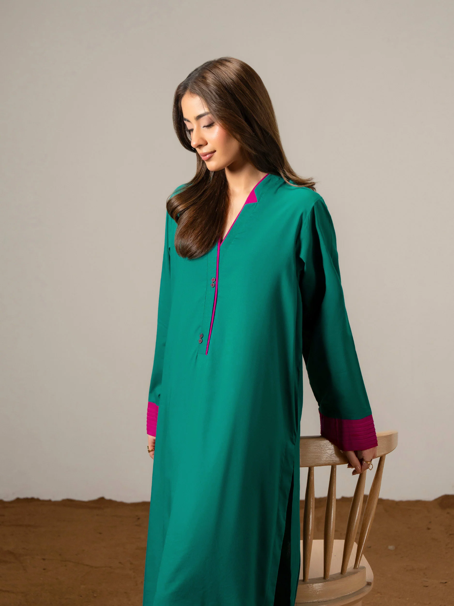 2 Piece Viscose Suit-Dyed (Pret) - Image 6
