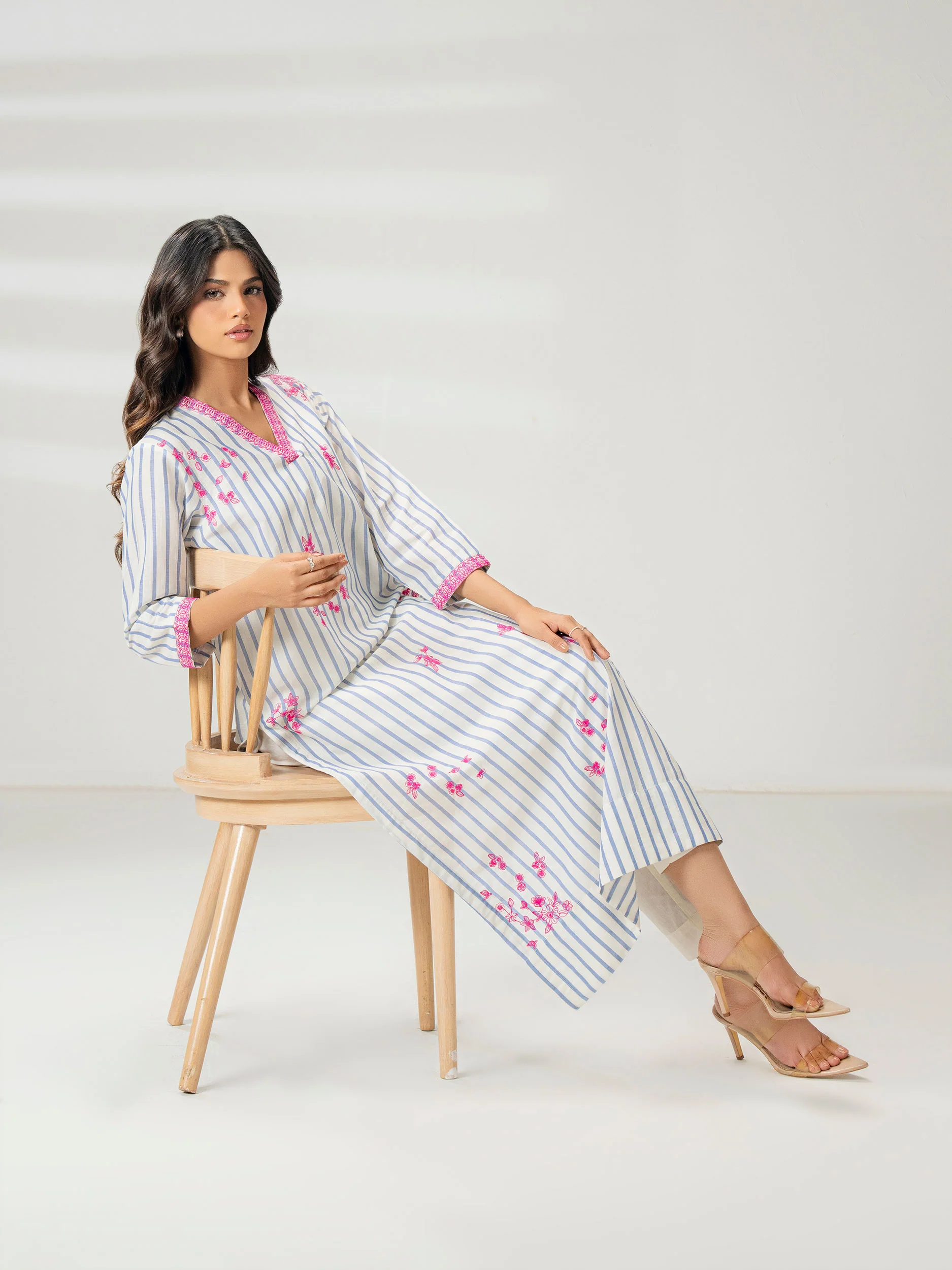 Yarn Dyed Shirt-Embroidered (Pret) - Image 2