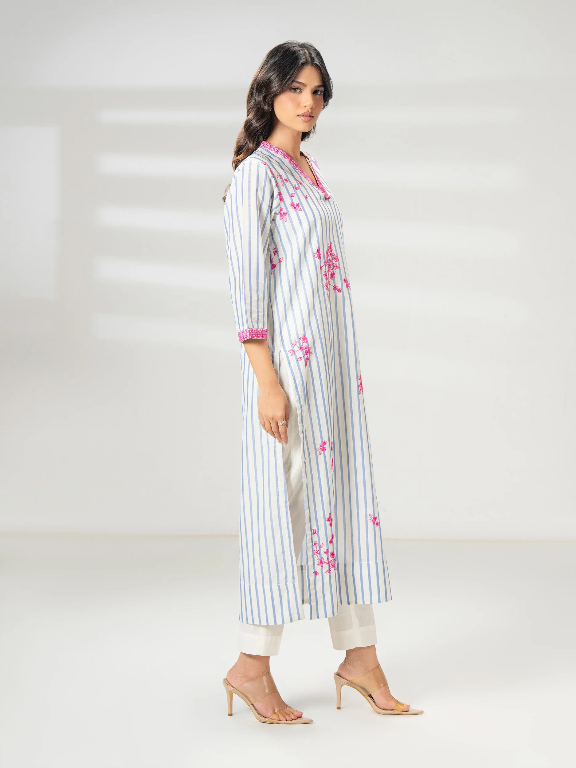 Yarn Dyed Shirt-Embroidered (Pret) - Image 3