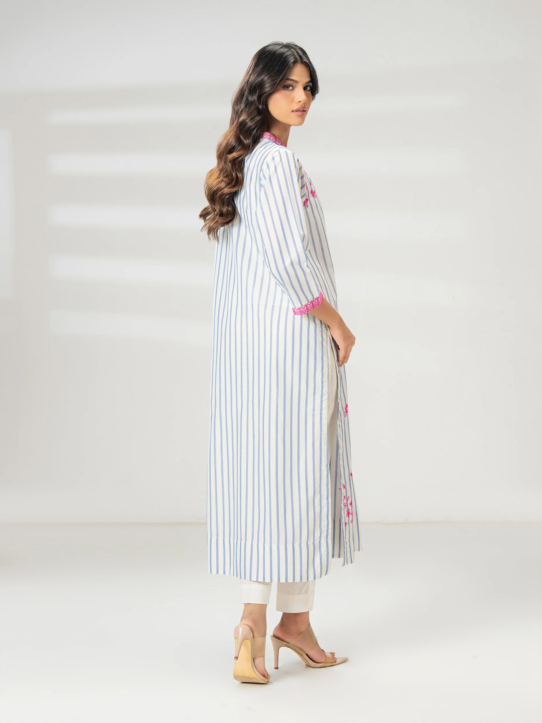 Yarn Dyed Shirt-Embroidered (Pret) - Image 5