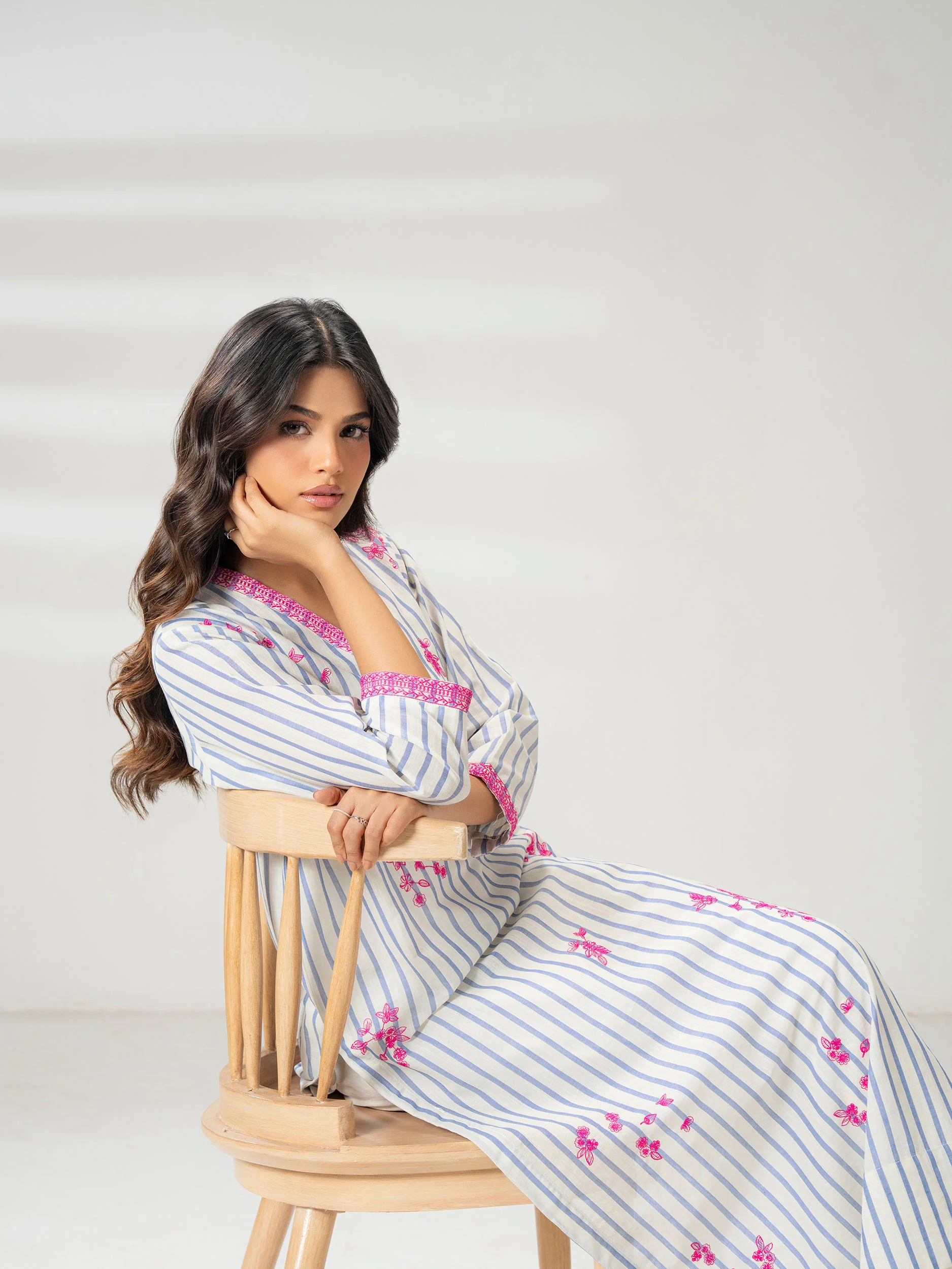 Yarn Dyed Shirt-Embroidered (Pret) - Image 6
