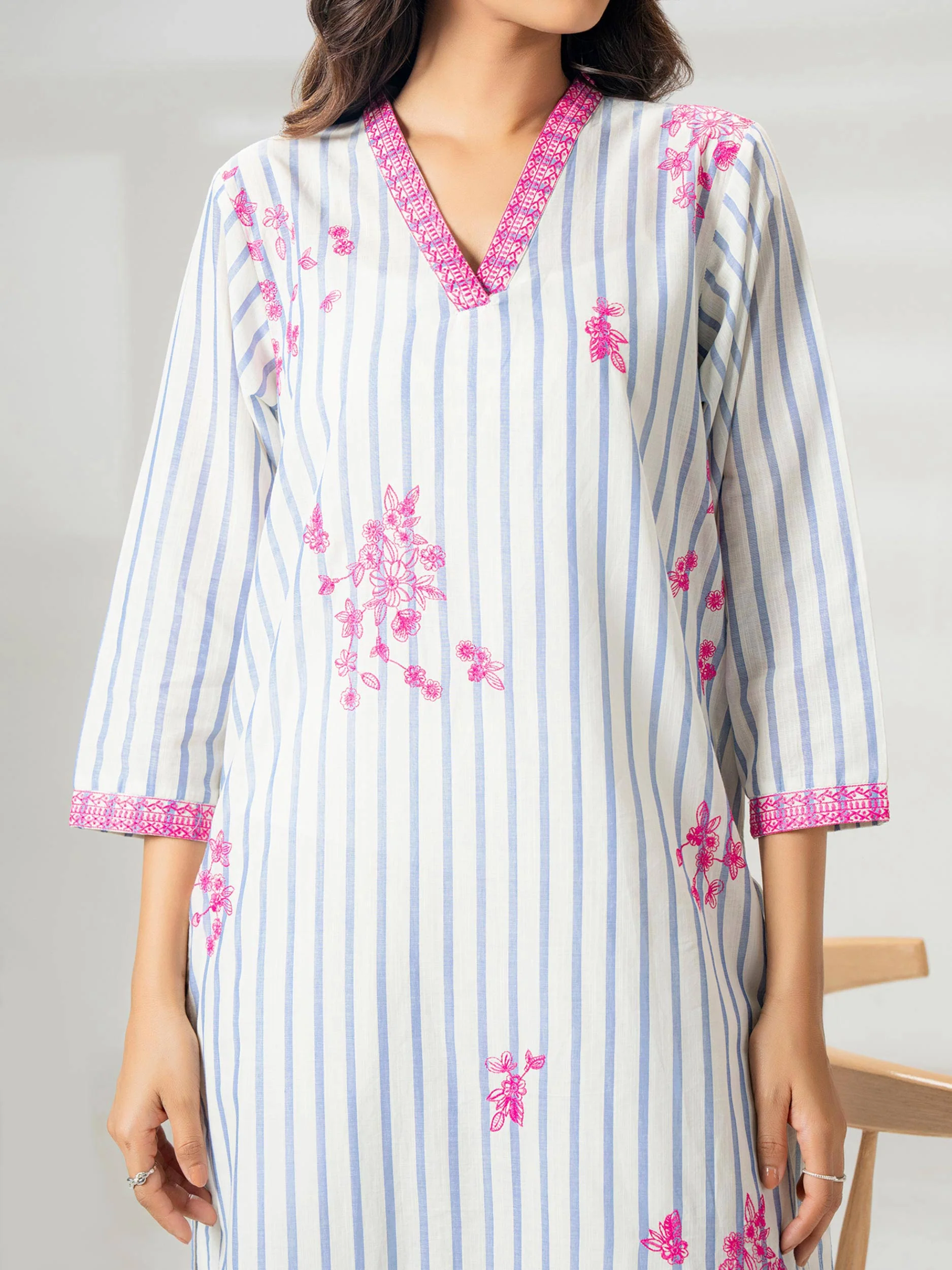 Yarn Dyed Shirt-Embroidered (Pret) - Image 9
